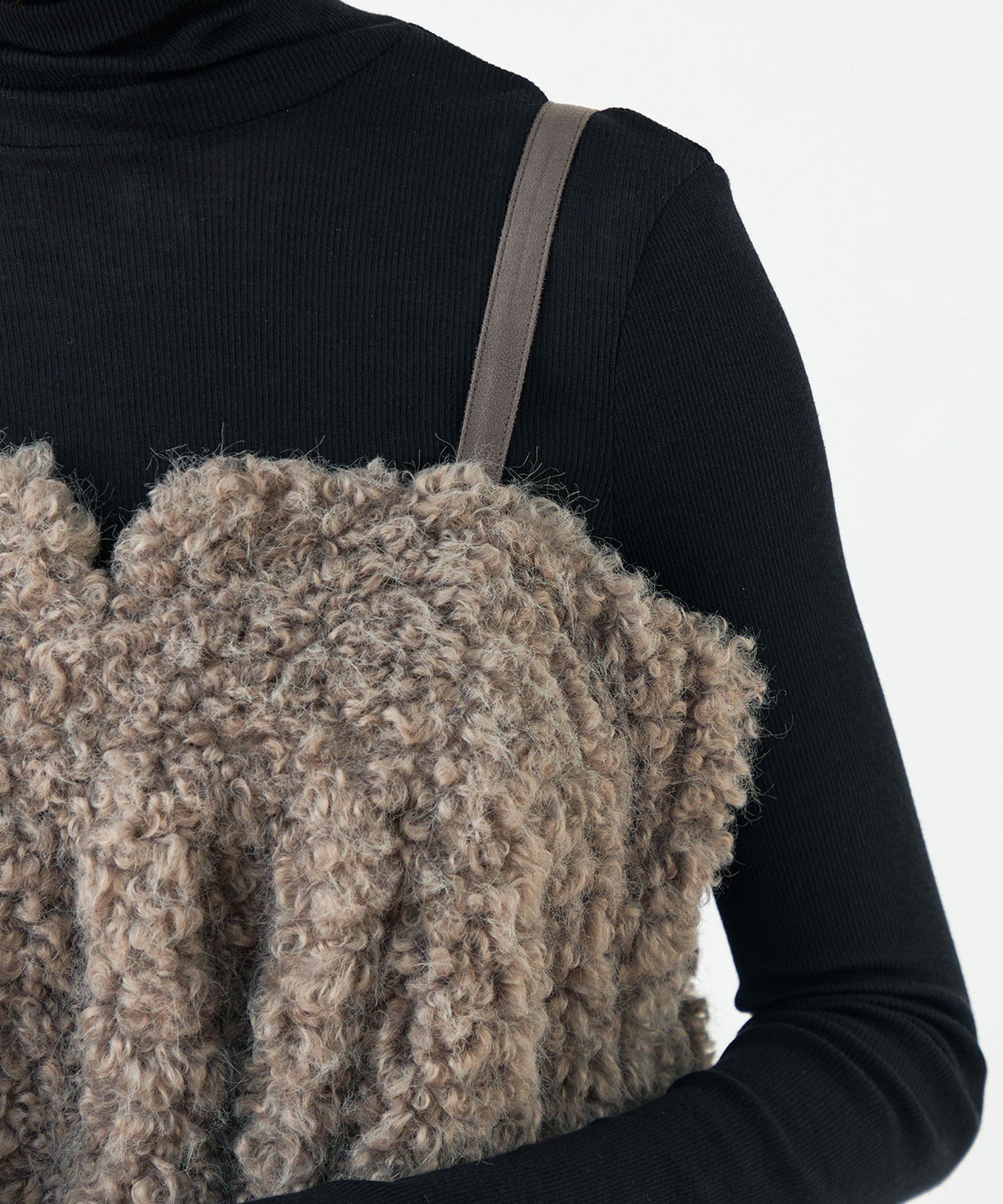 TOMORROWLAND｜ミックスファー キャミソールプルオーバー | Rakuten