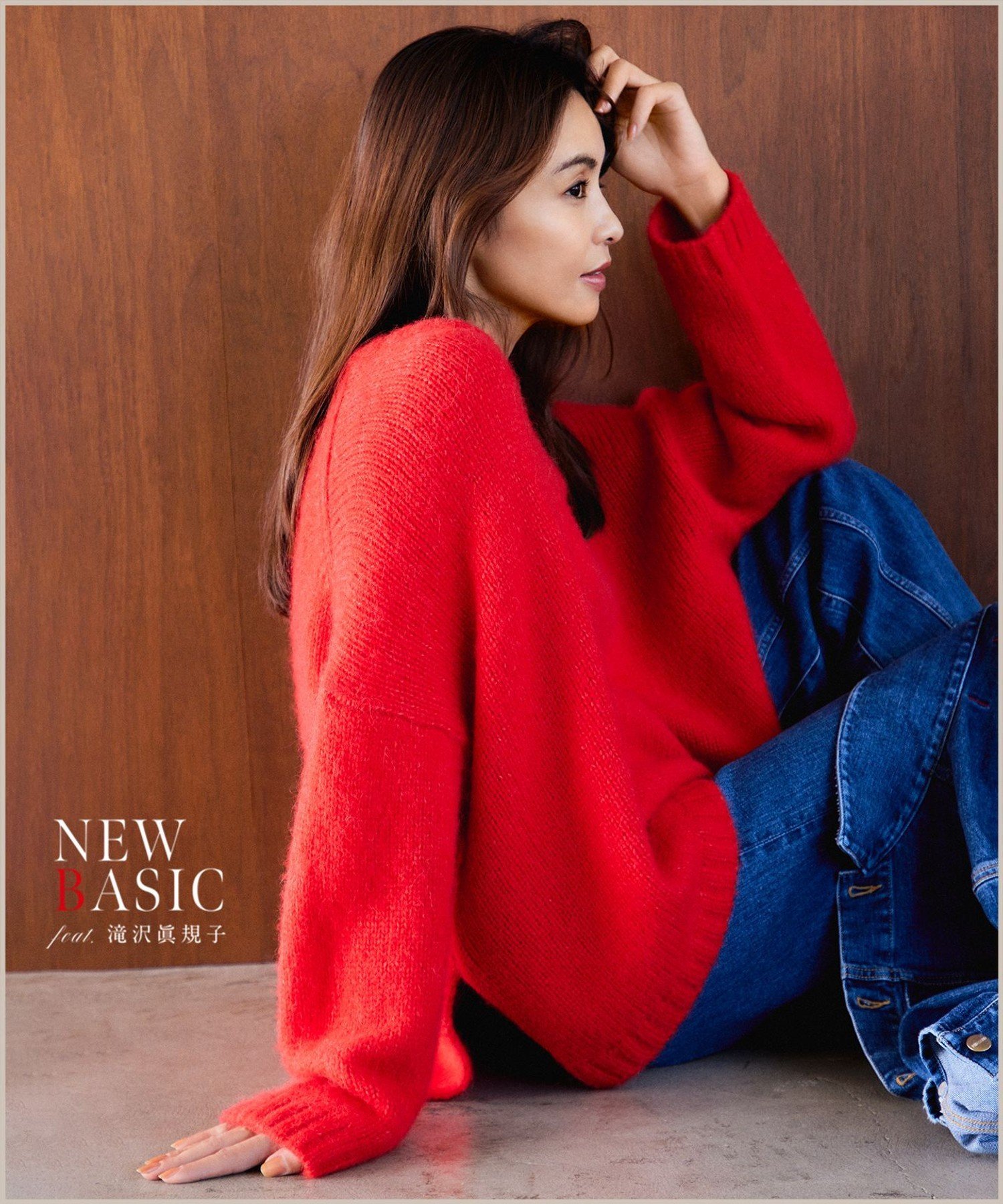 23区｜【滝沢眞規子さん着用】ベビーアルパカ クロップド ニット