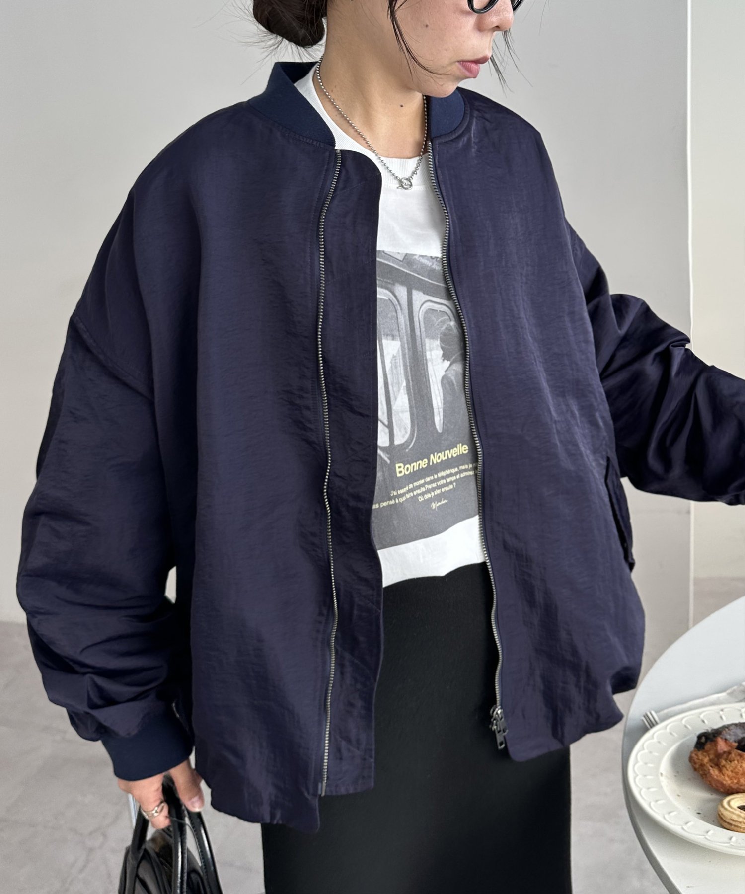 Discoat｜【新色追加!/ユニセックス】ライトメモリーボンバーブルゾン