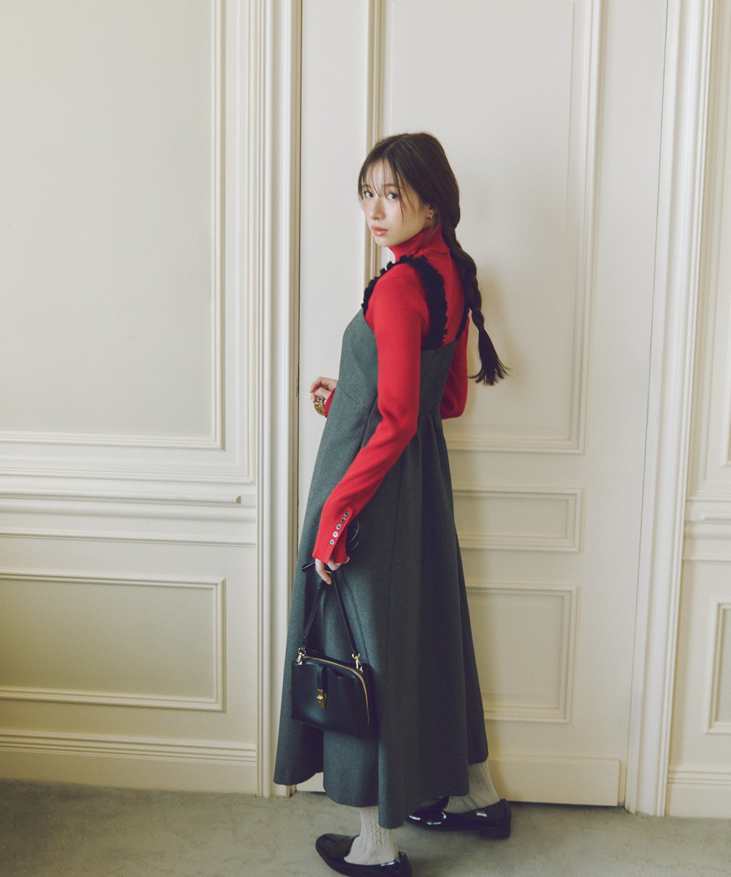 NATURAL BEAUTY BASIC｜フリルショルダージャンスカ | Rakuten Fashion