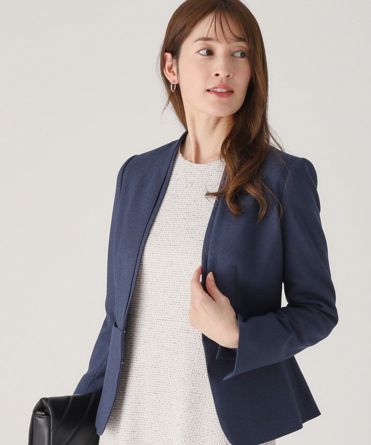 COUP DE CHANCE｜【洗える/日本製/スーツ可】ノーカラージャケット