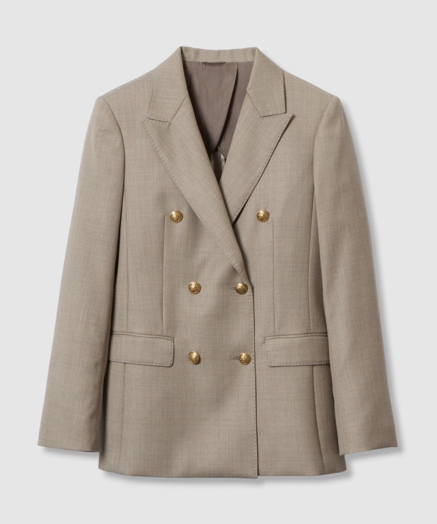 ANAYI｜【セットアップ対応商品】ウールオックスダブルジャケット