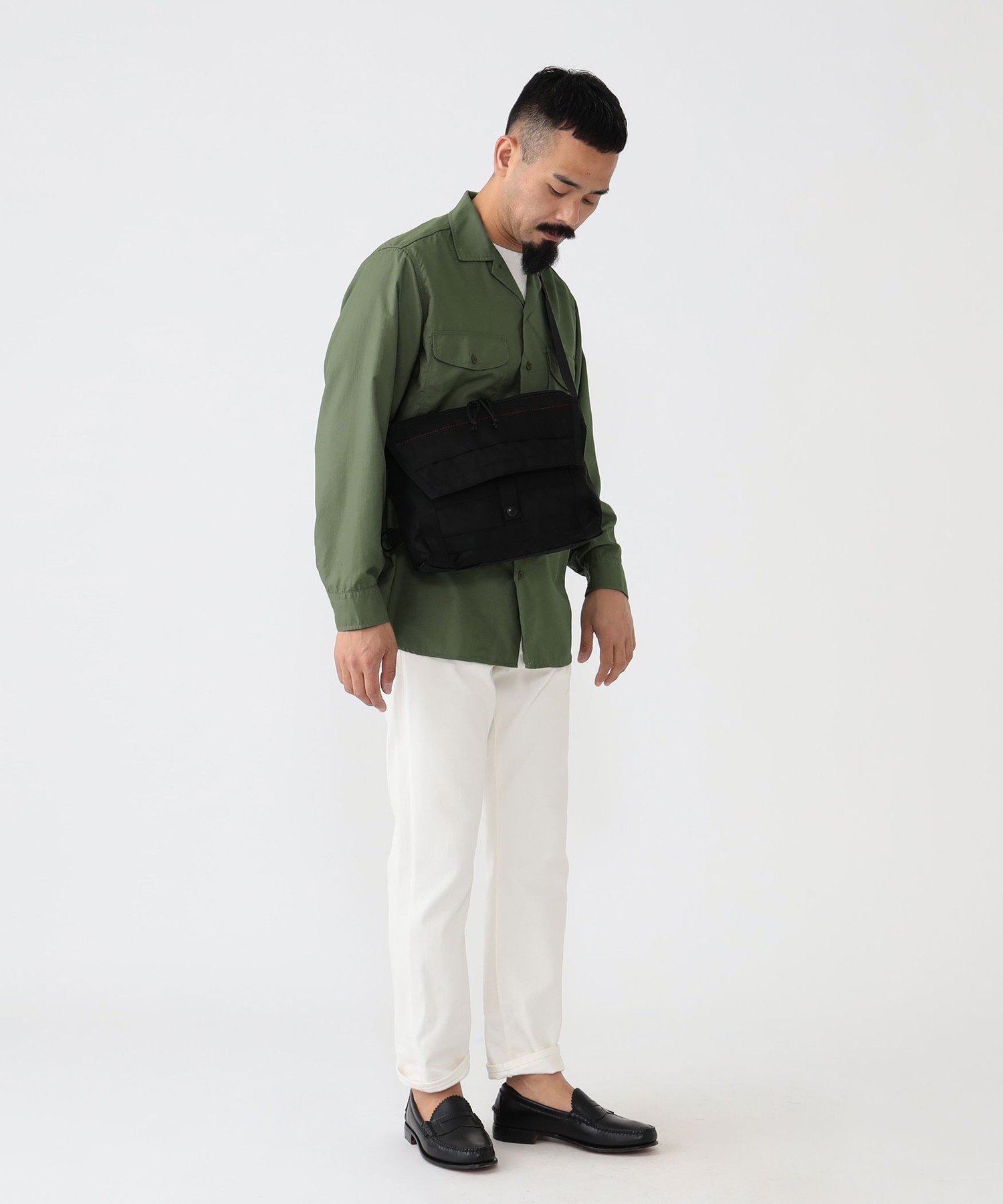 BEAMS MEN｜BRIEFING * BEAMS PLUS / 別注 FLEET MESSENGER BAG