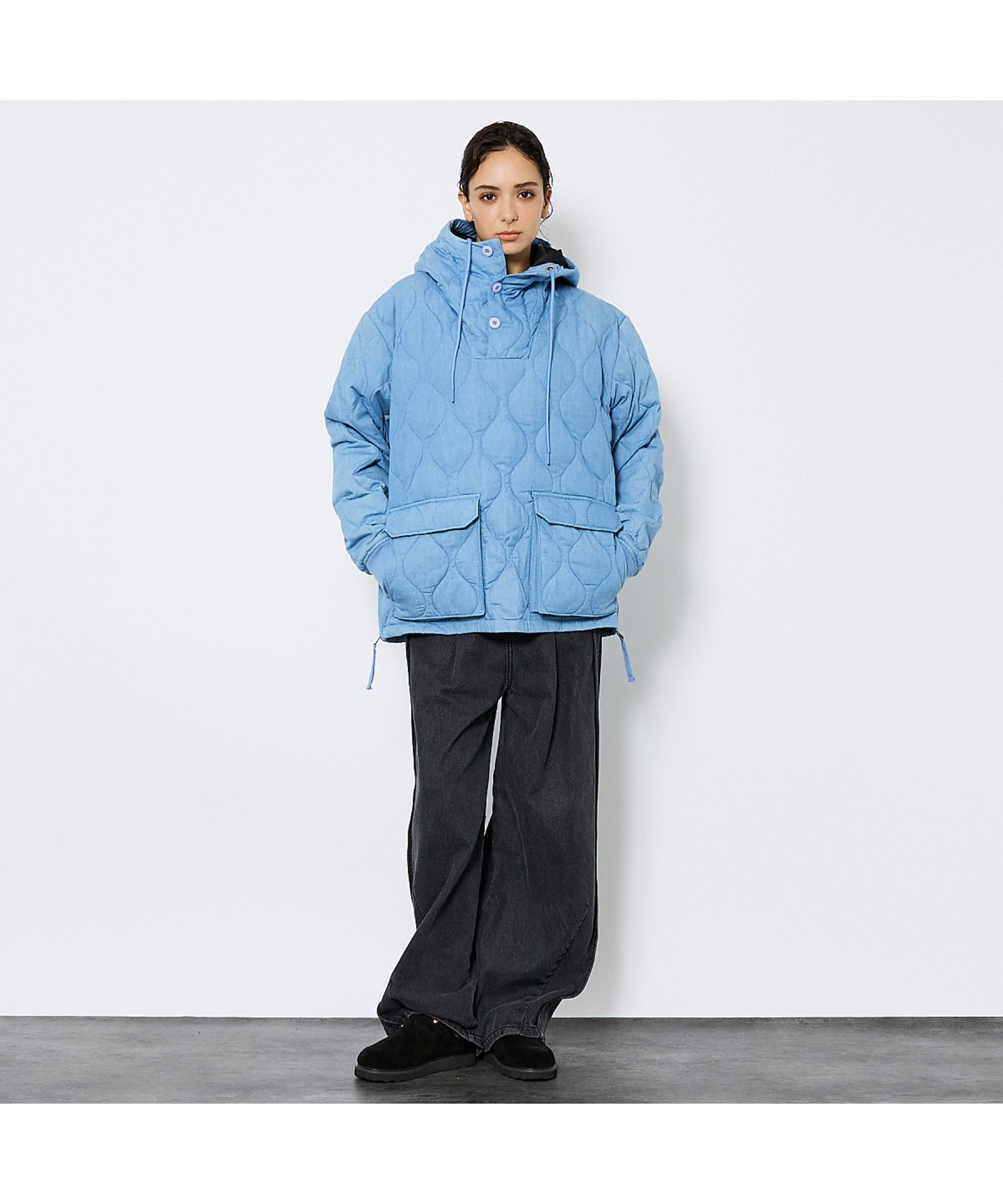 ABAHOUSE｜【TAION / タイオン】ミリタリー ダウンフーディー/ダウン