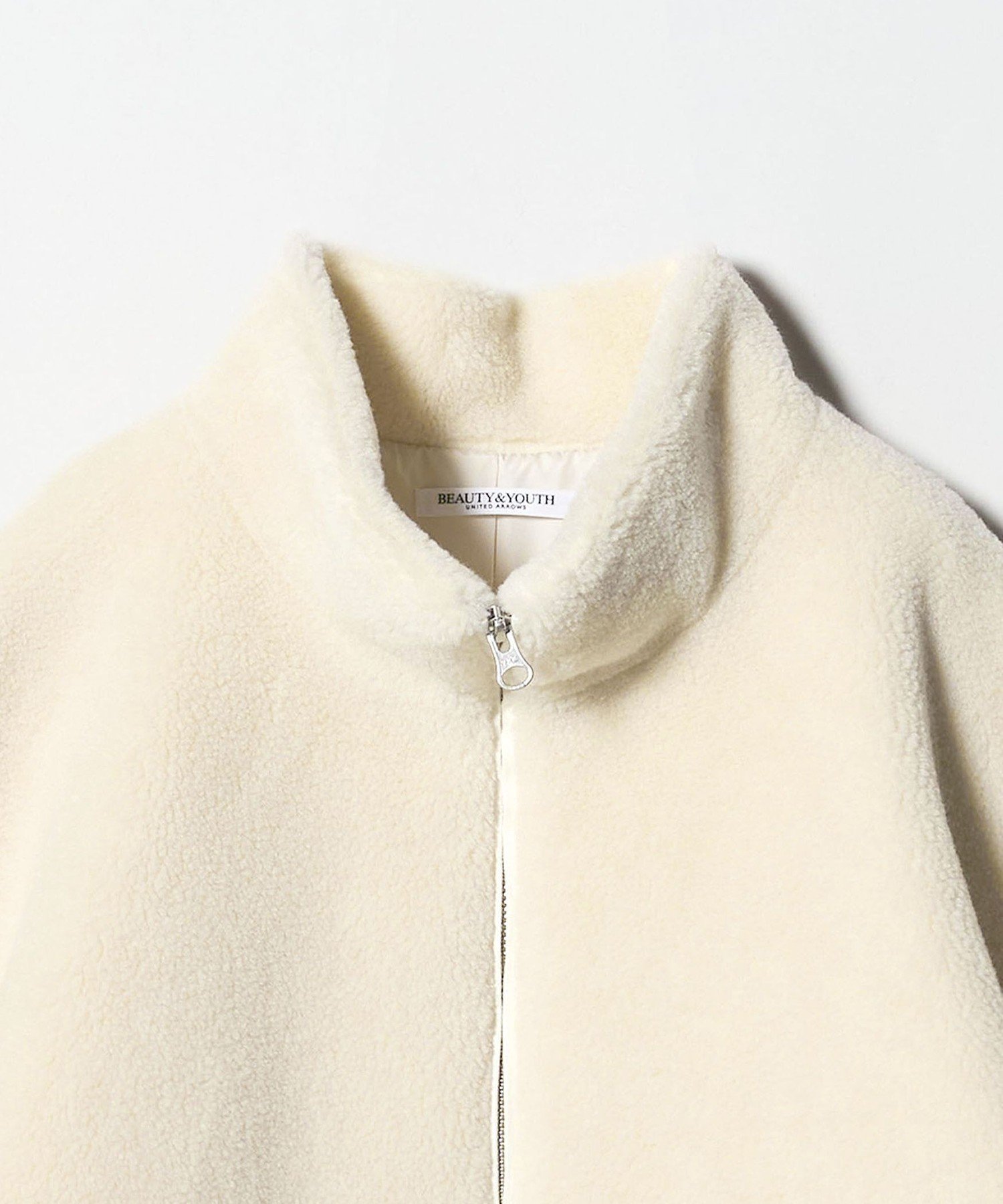 BEAUTY&YOUTH UNITED ARROWS｜ボア スタンドカラー ジップブルゾン