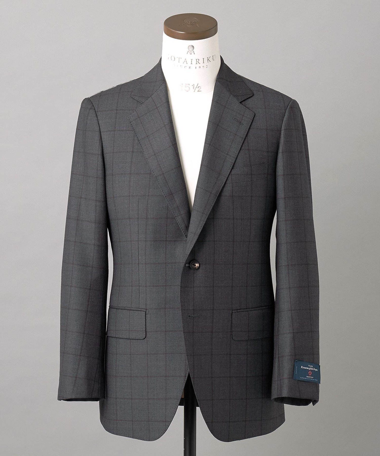 gotairiku｜【ZEGNA/ゼニア】TROFEO/トロフェオ スーツ(グレー×格子