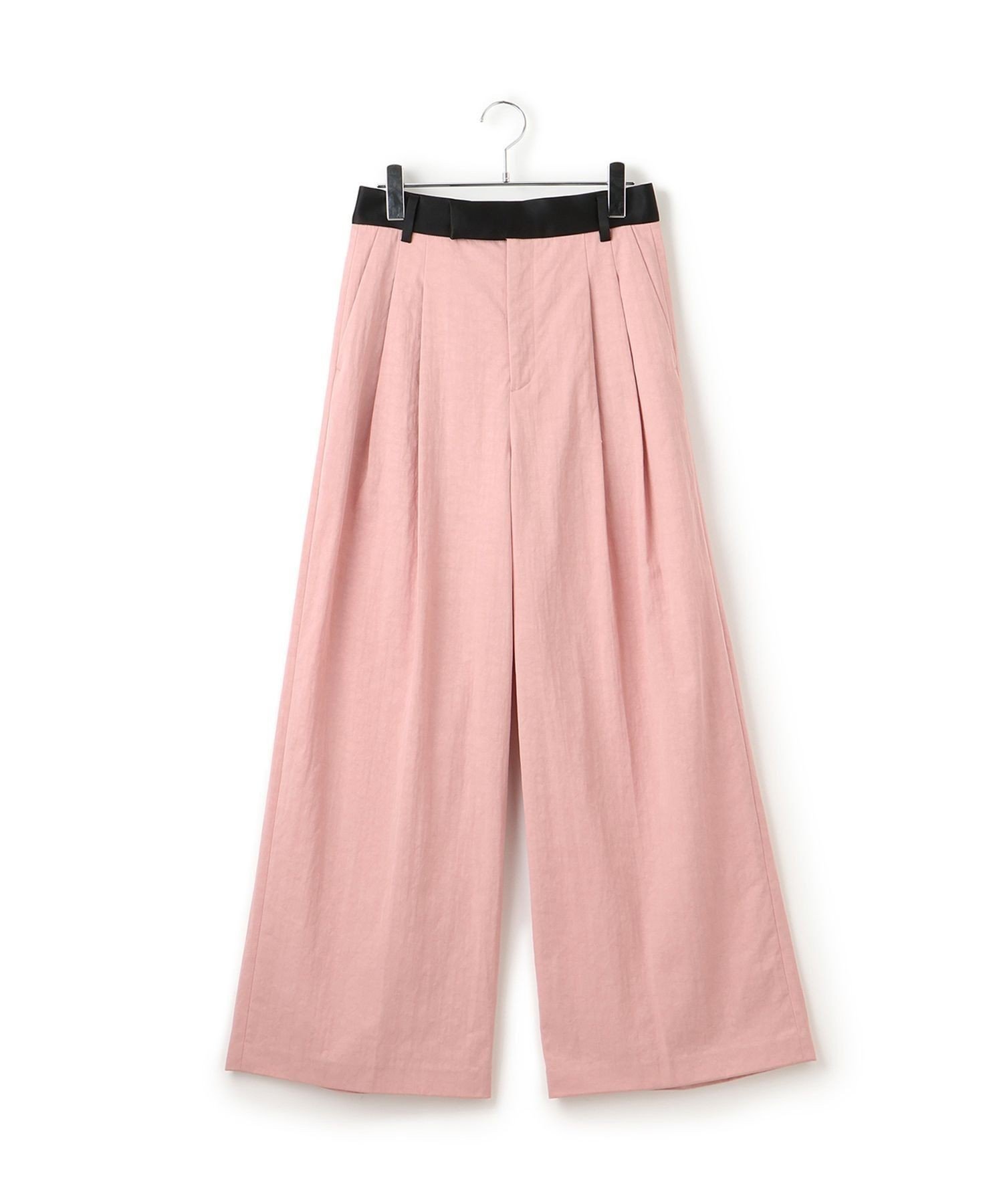 ADAM ET ROPE'｜【EMOELLE】バイカラーベルトドレスパンツ | Rakuten