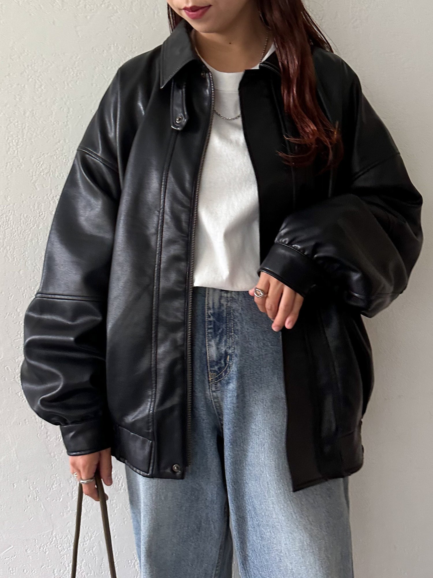 Discoat｜【リバイバル】ヴィンテージPUレザージャケット《ユニ