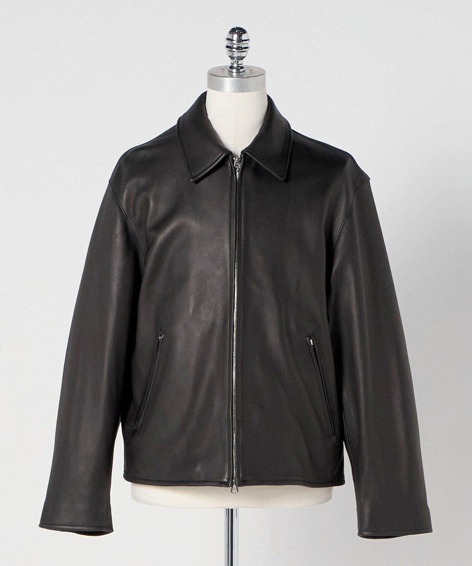 ラムレザージャケット UNITED ARROWS｜<LOEFF> ラムレザー バイカー ジャケット UNISEX