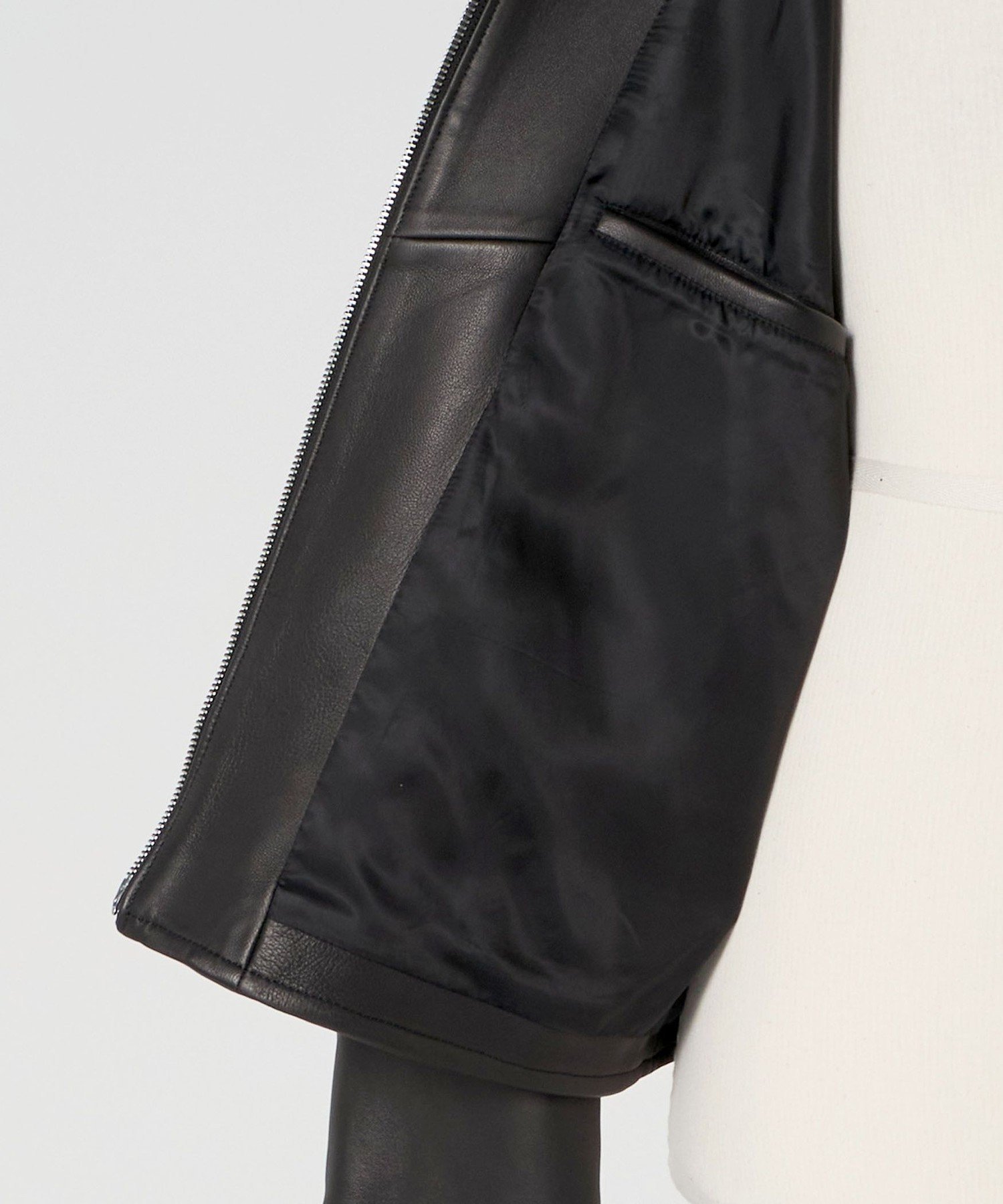 ユークス●未使用級/希少カラー●高級イタリア製ラムレザー バイカージャケット L UNITED ARROWS｜<LOEFF> ラムレザー バイカー ジャケット UNISEX