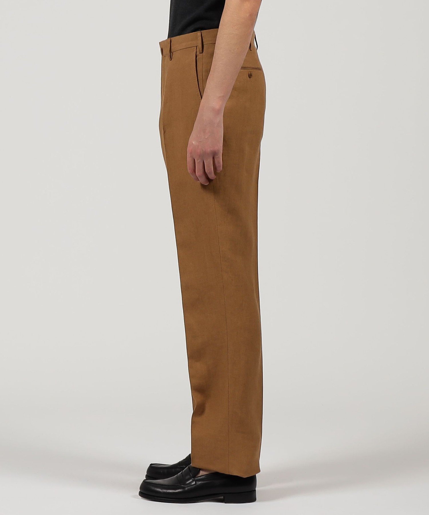 TOMORROWLAND｜ベルジャンリネン 2プリーツスラックス | Rakuten