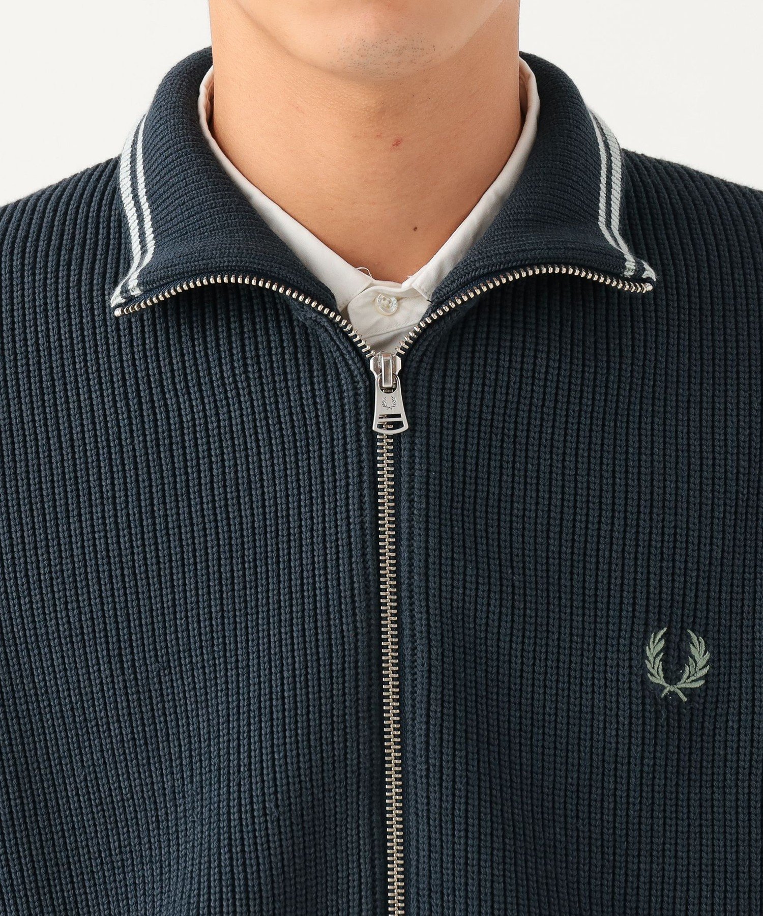 BEAMS MEN｜【別注】FRED PERRY / ジップ カーディガン | Rakuten