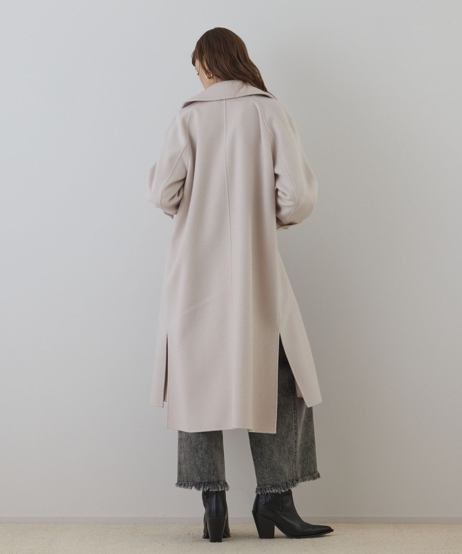 GRACE CONTINENTAL｜ウールカシミヤリバーコート | Rakuten Fashion