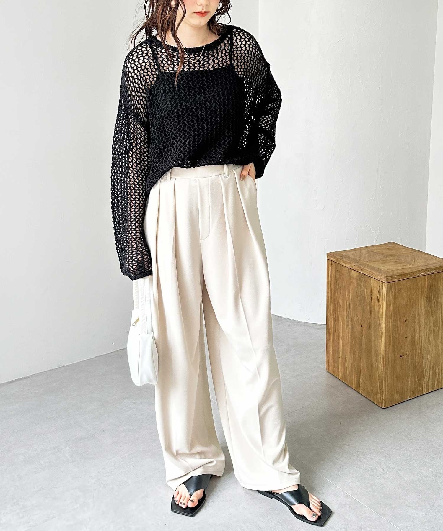 GeeRA｜インタックスラックスワイドパンツ | Rakuten Fashion(楽天