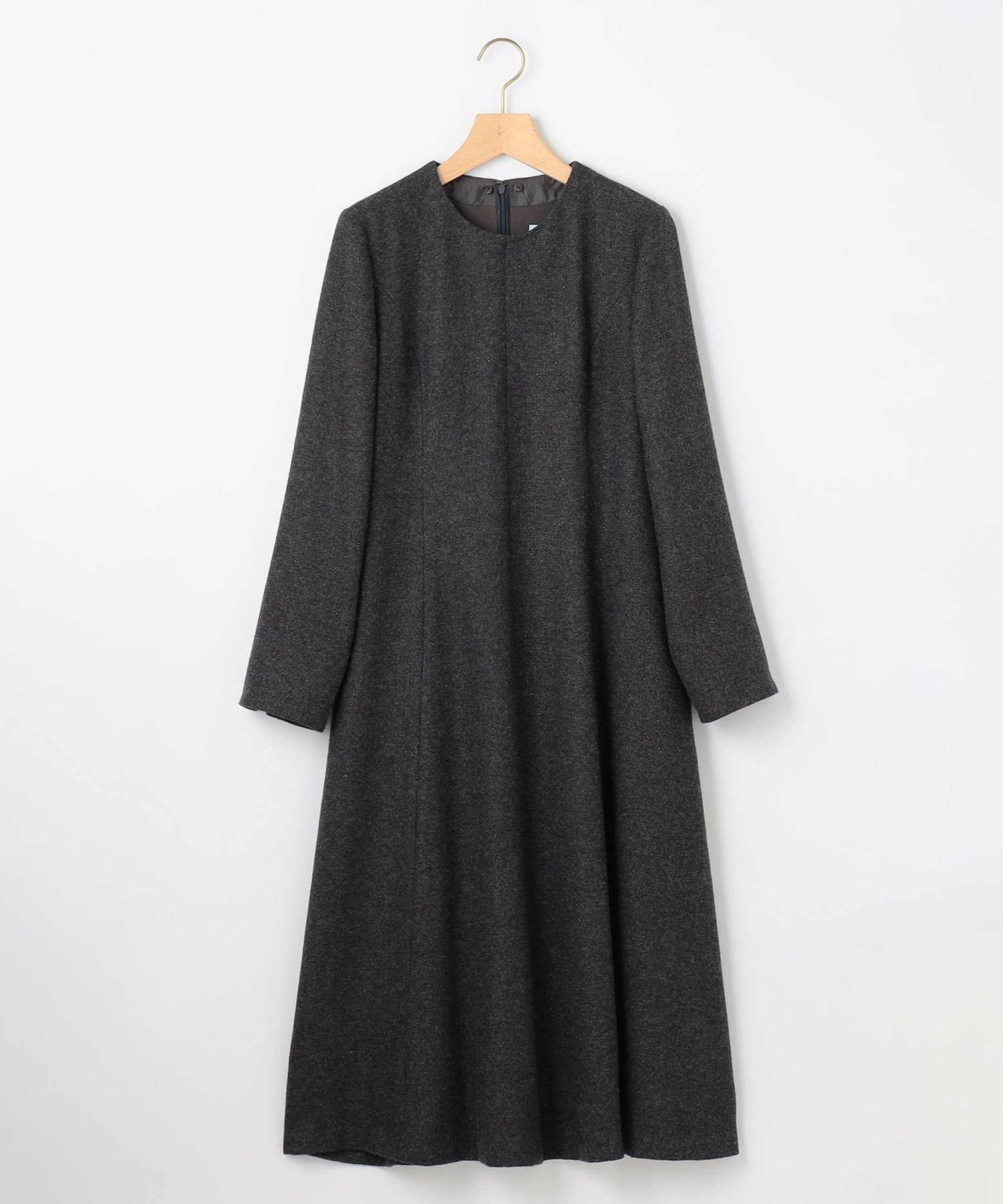 組曲｜【2WAY】ラメフラノ フリル襟ワンピース | Rakuten Fashion(楽天