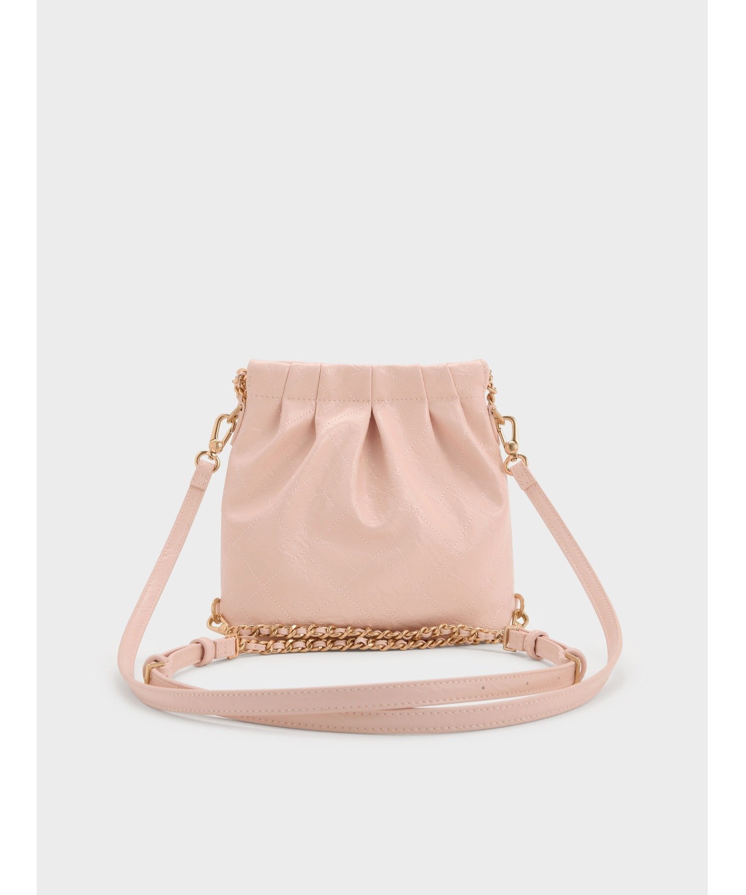 CHARLES & KEITH｜Duo ドゥオ チェーンハンドルツーウェイバックパック