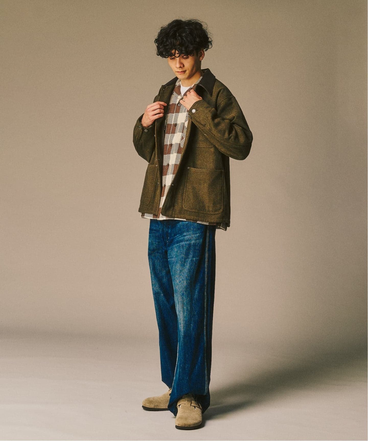 417 EDIFICE｜ウールツイード カバーオール | Rakuten Fashion(楽天