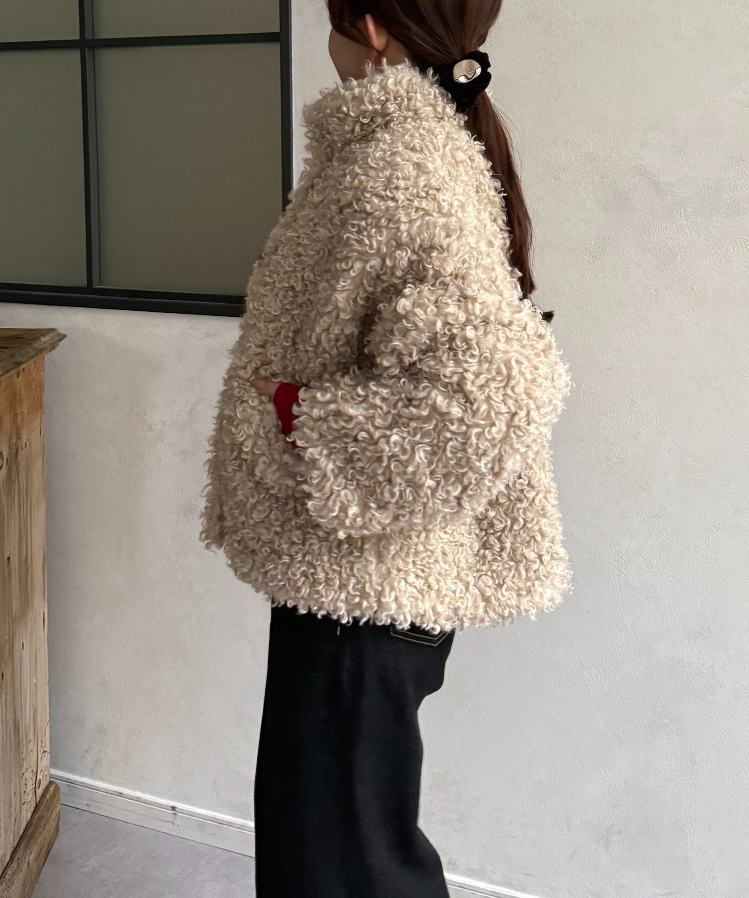 Thevon.｜プードルファーミドルジャケット | Rakuten Fashion(楽天