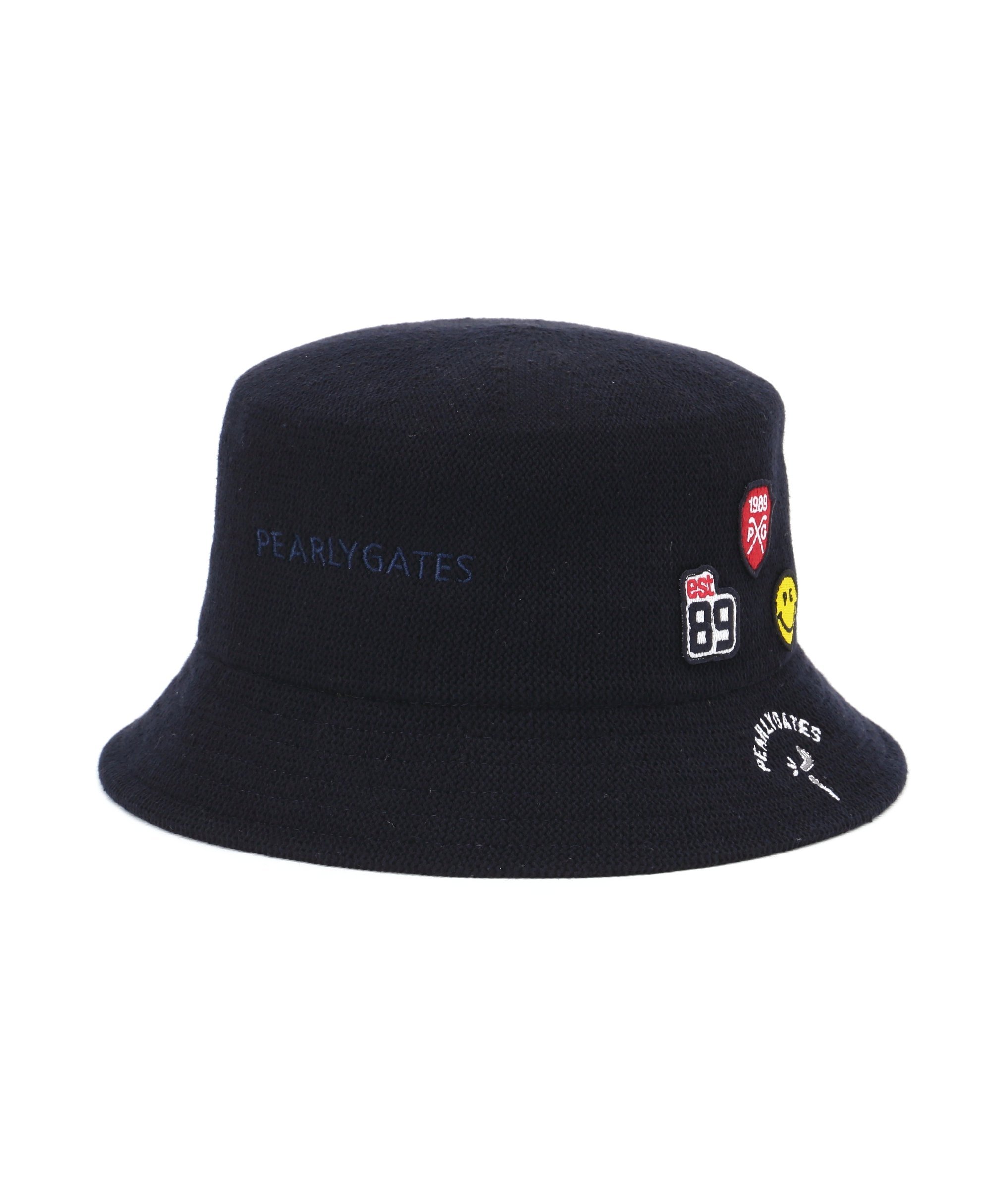 新品未使用】PEARLY GATES韓国ブラック バケットハット 新品・未使用