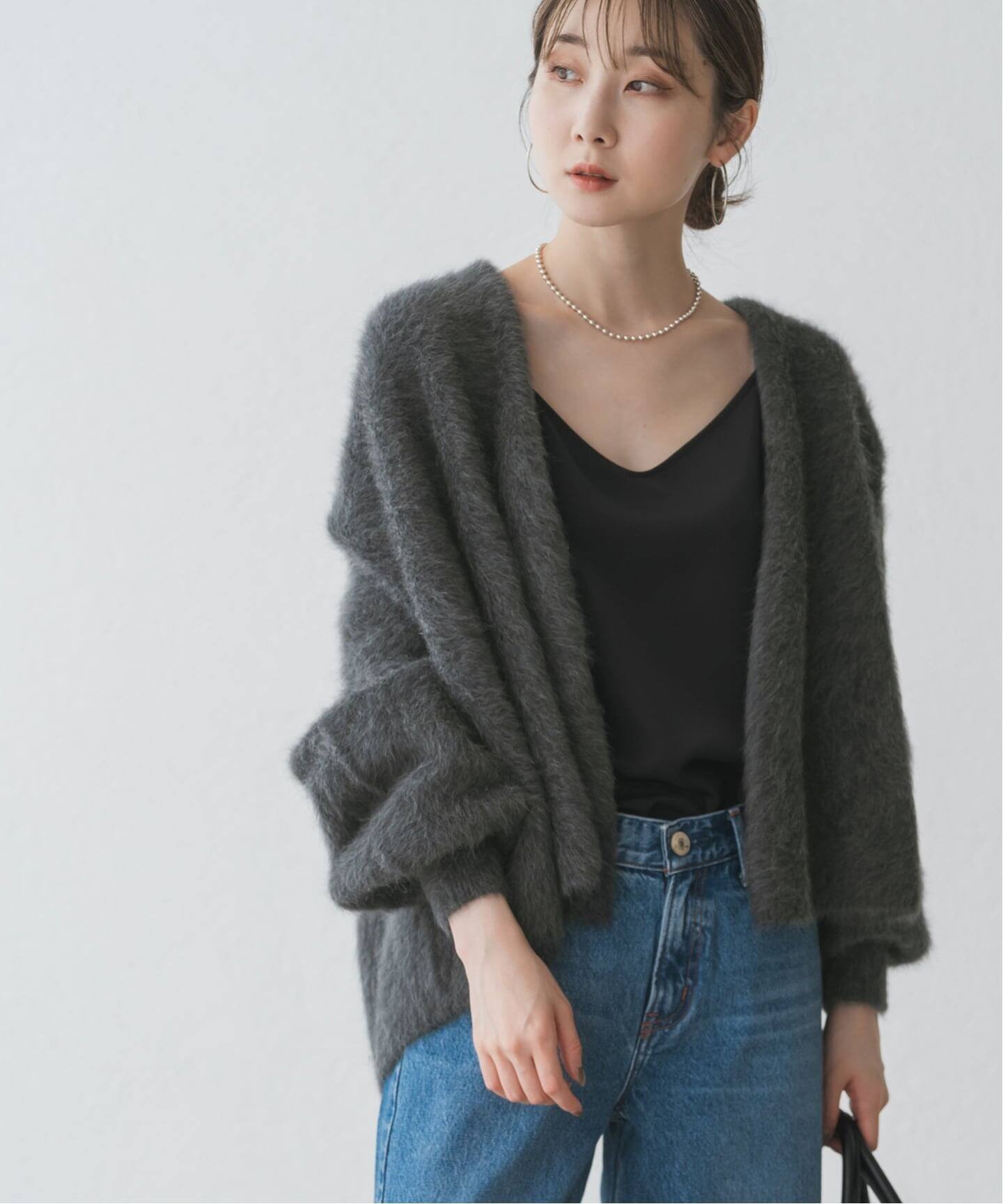 NOBLE｜FOX/Caファーニットカーディガン | Rakuten Fashion(楽天