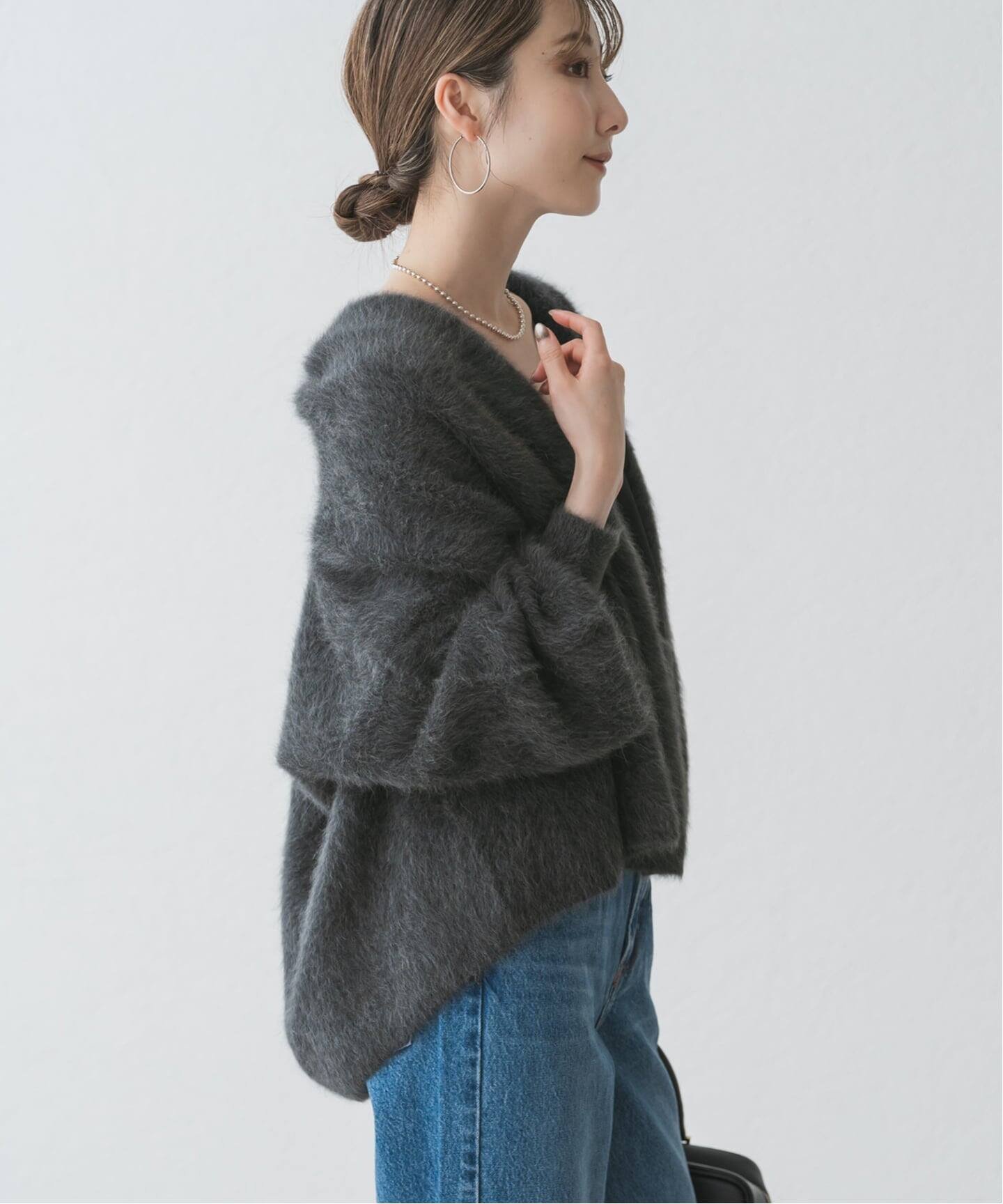 NOBLE｜FOX/Caファーニットカーディガン | Rakuten Fashion(楽天