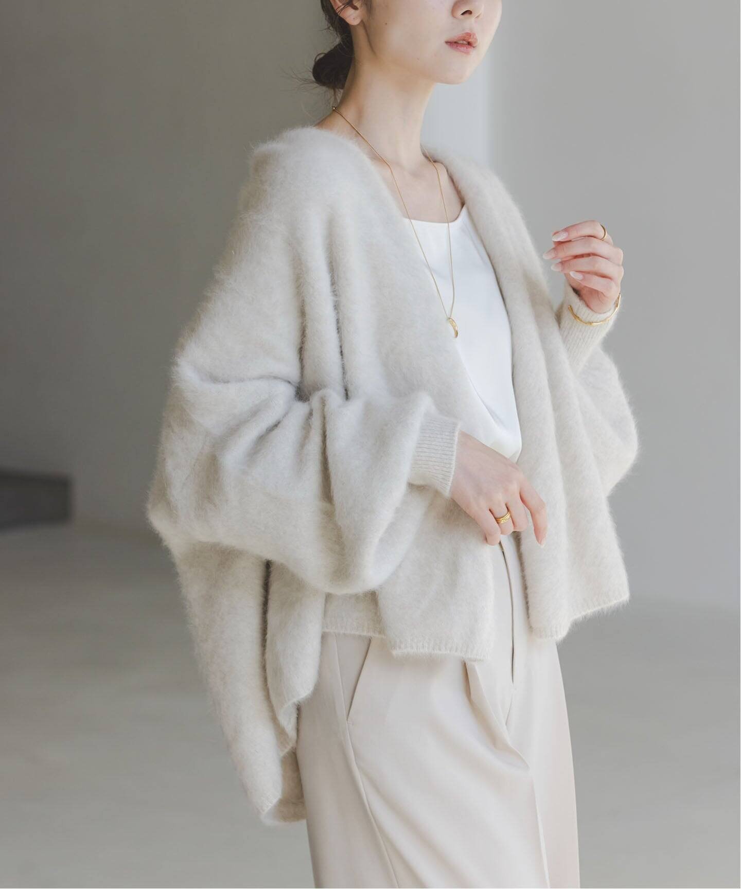 NOBLE｜FOX/Caファーニットカーディガン | Rakuten Fashion(楽天