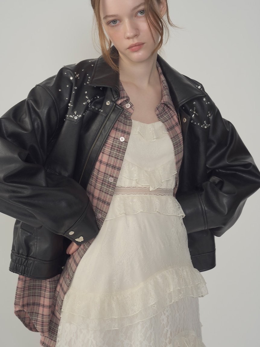 LILY BROWN｜【LILY BROWN ×ANNA SUI】バタフライスタッズブルゾン