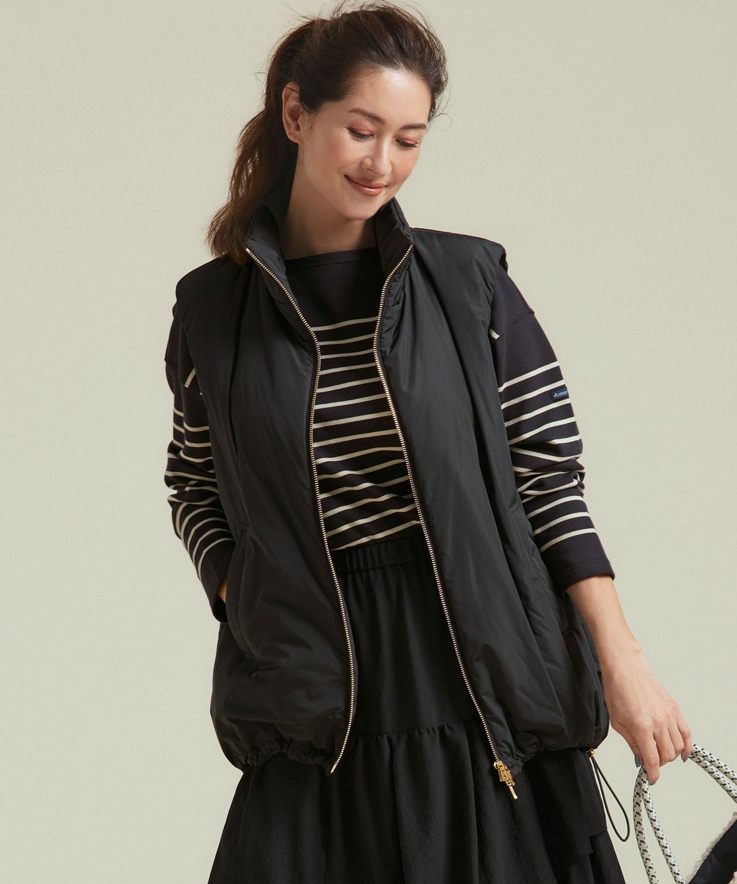 23区｜【洗える】中綿 パティング ベスト | Rakuten Fashion(楽天