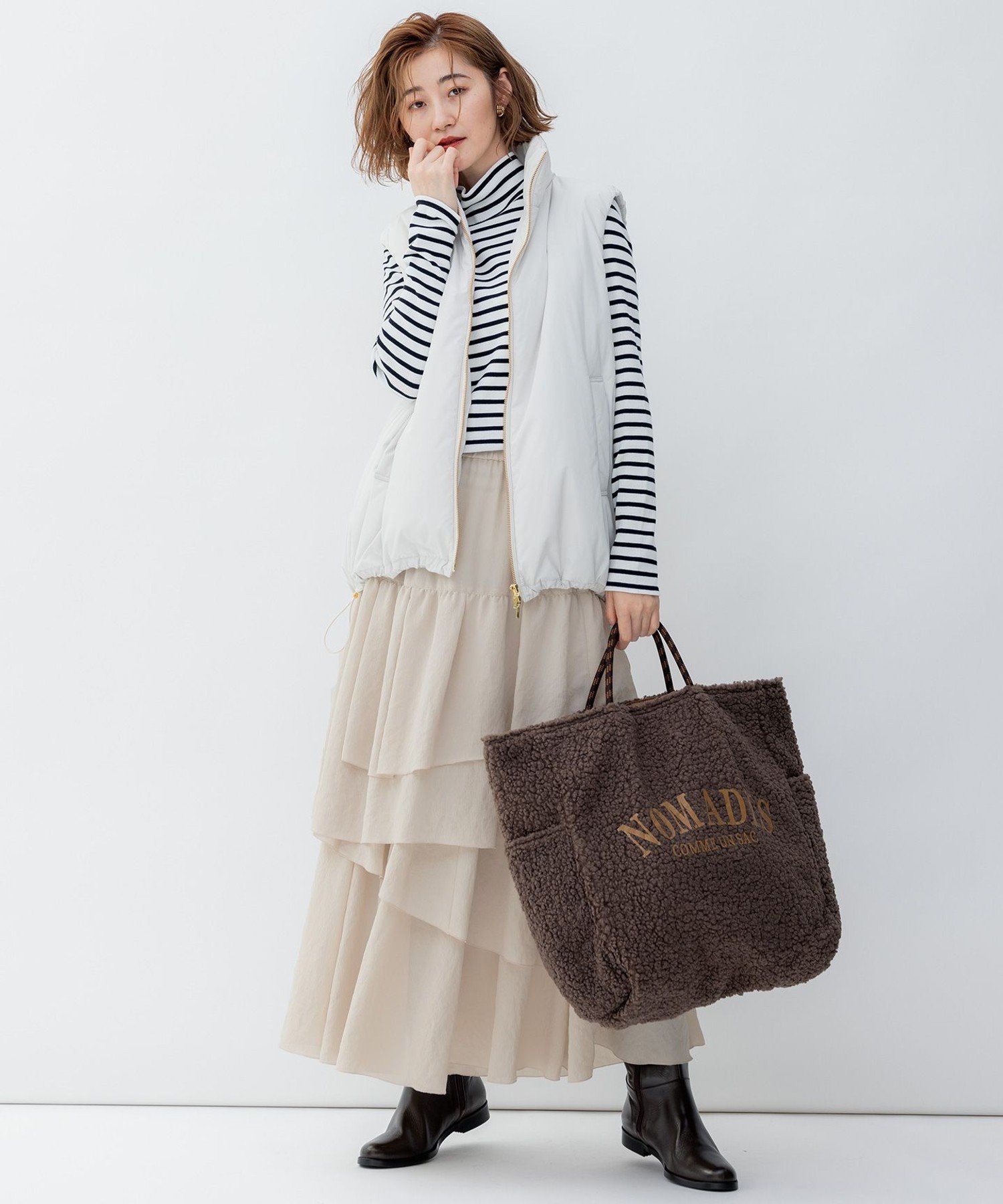 23区｜【洗える】中綿 パティング ベスト | Rakuten Fashion(楽天