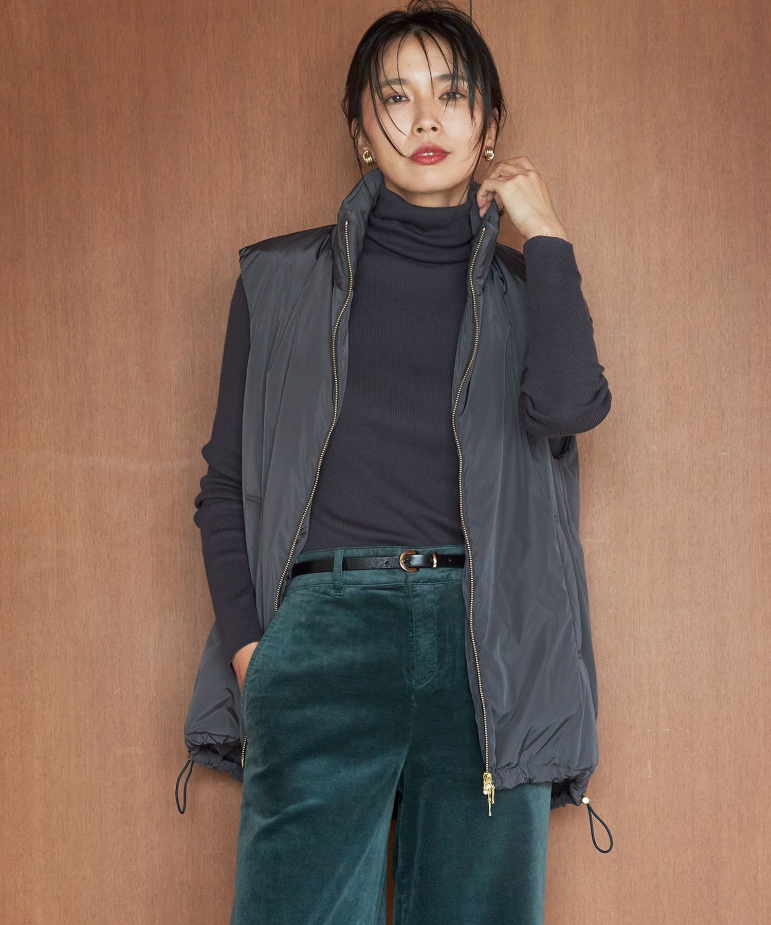 23区｜【洗える】中綿 パティング ベスト | Rakuten Fashion(楽天