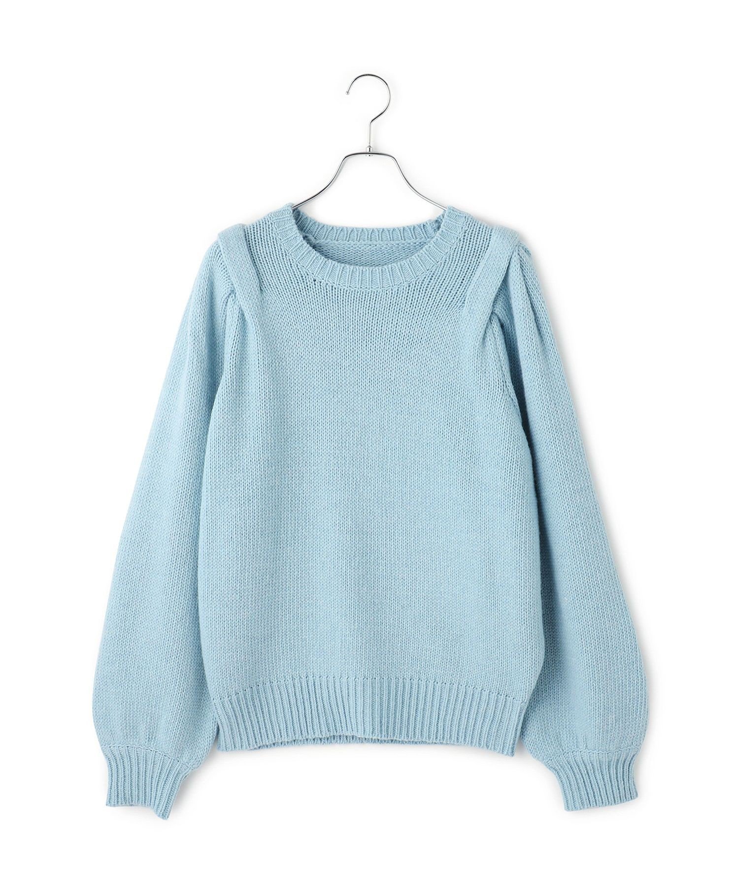 ADAM ET ROPE'｜【WEB限定】ショルダータックニットプルオーバー