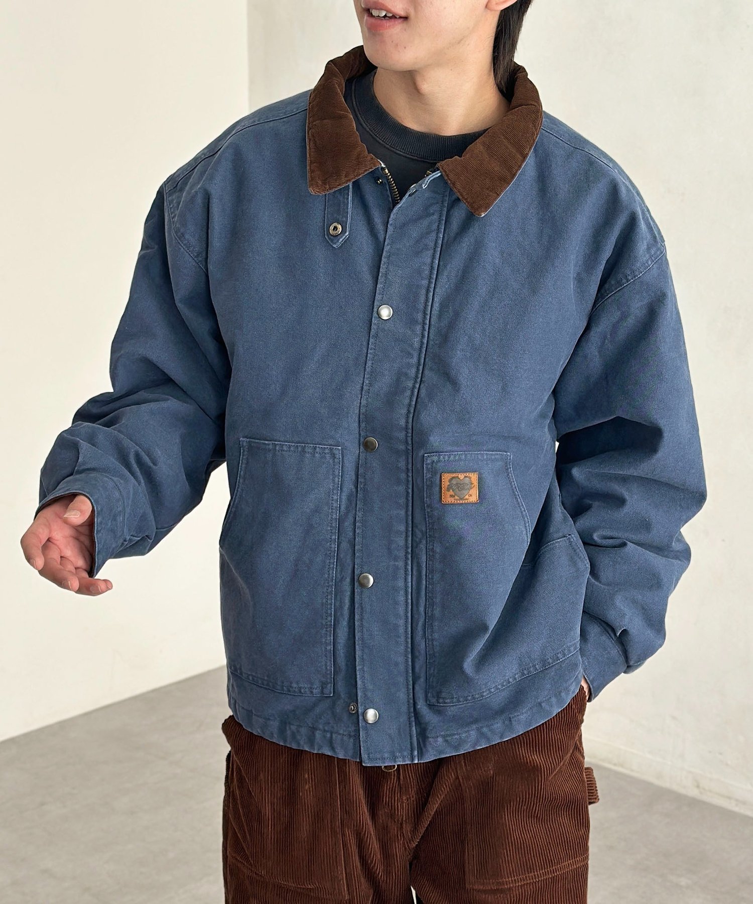 CPCM｜襟コーデュロイワークジャケット | Rakuten Fashion(楽天