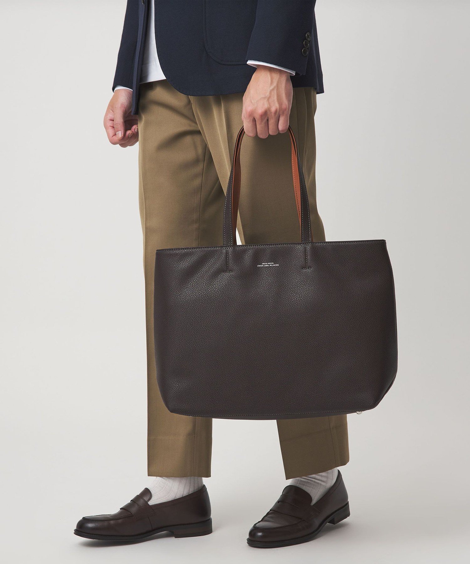 黒レザー ユナイテッドアローズレザートートバッグ黒 トートバッグ 本