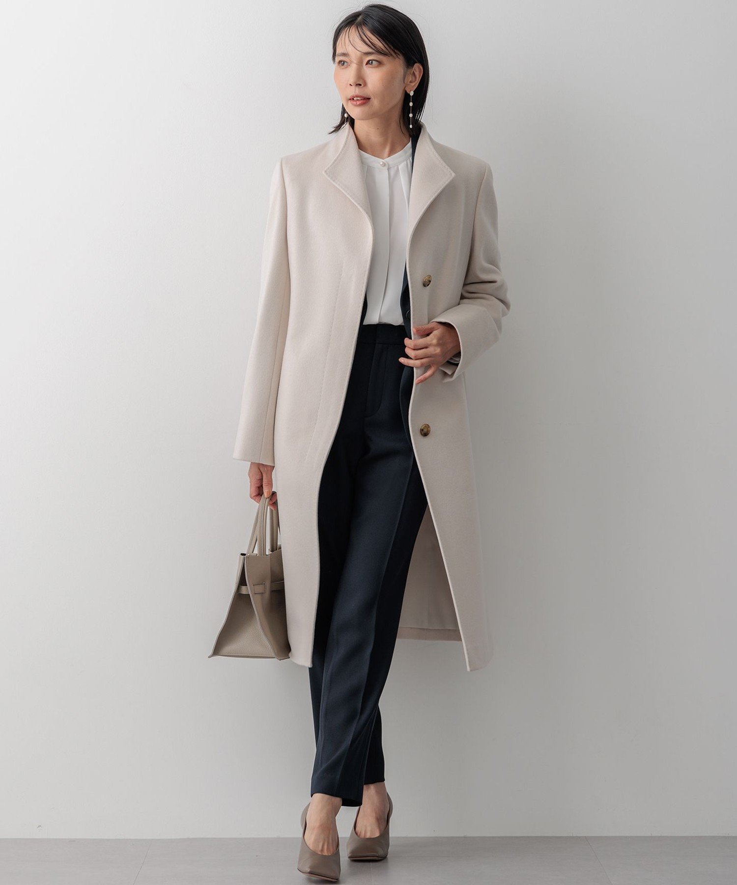 23区｜ウールカシミヤビーバー スタンドカラー コート | Rakuten