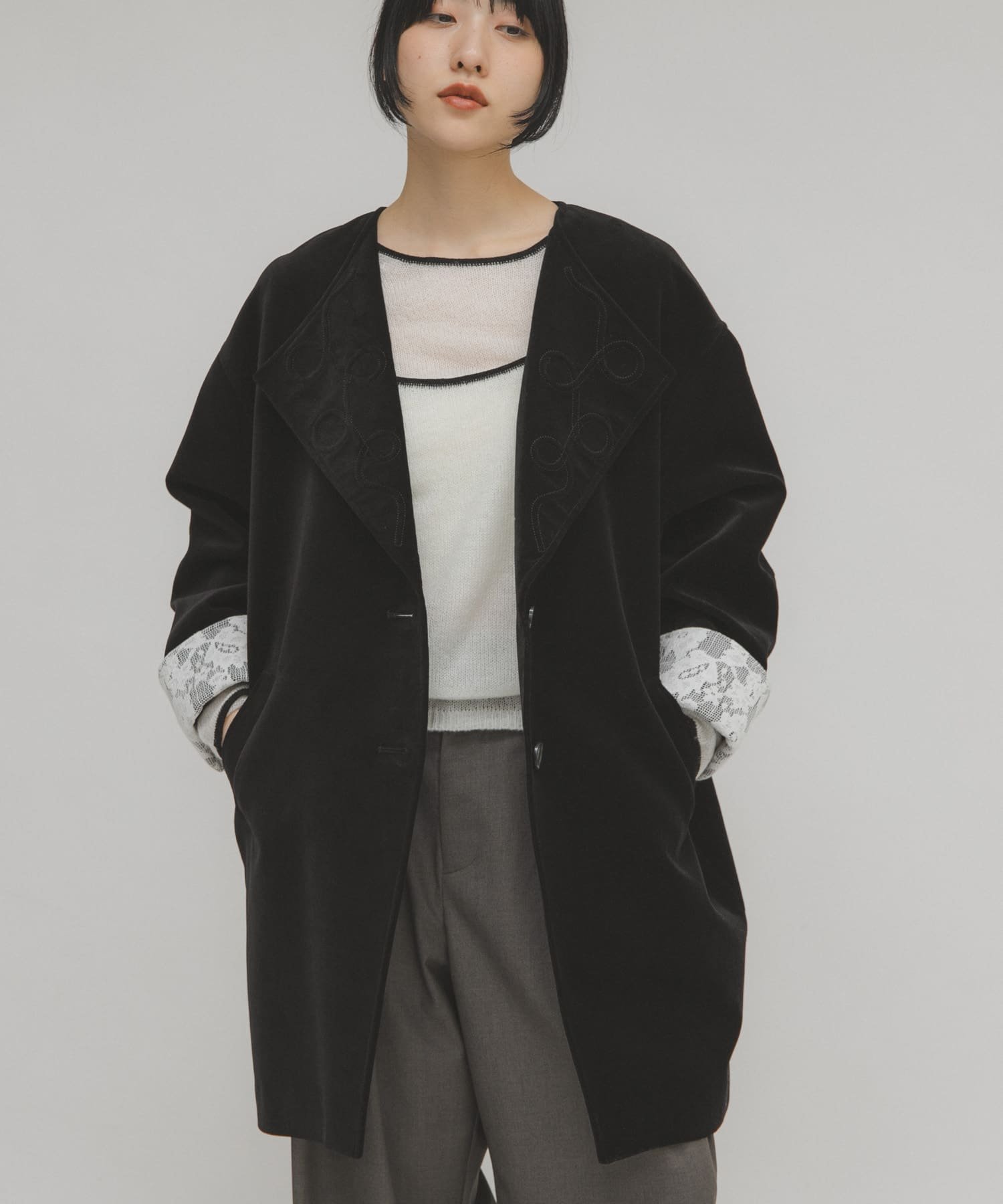 KBF｜ベロアBIGジャケット | Rakuten Fashion(楽天ファッション／旧