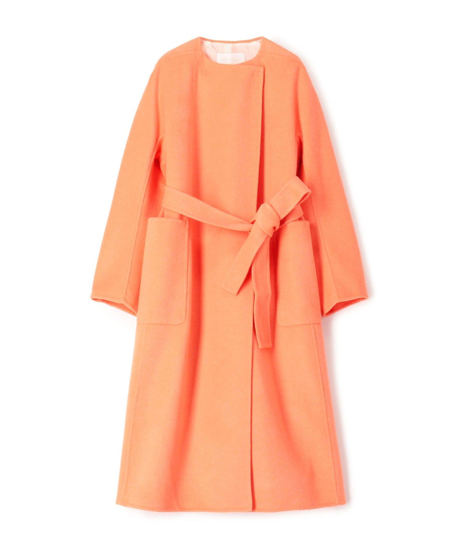 TOMORROWLAND｜プレミアムウールリバー ノーカラーコート | Rakuten