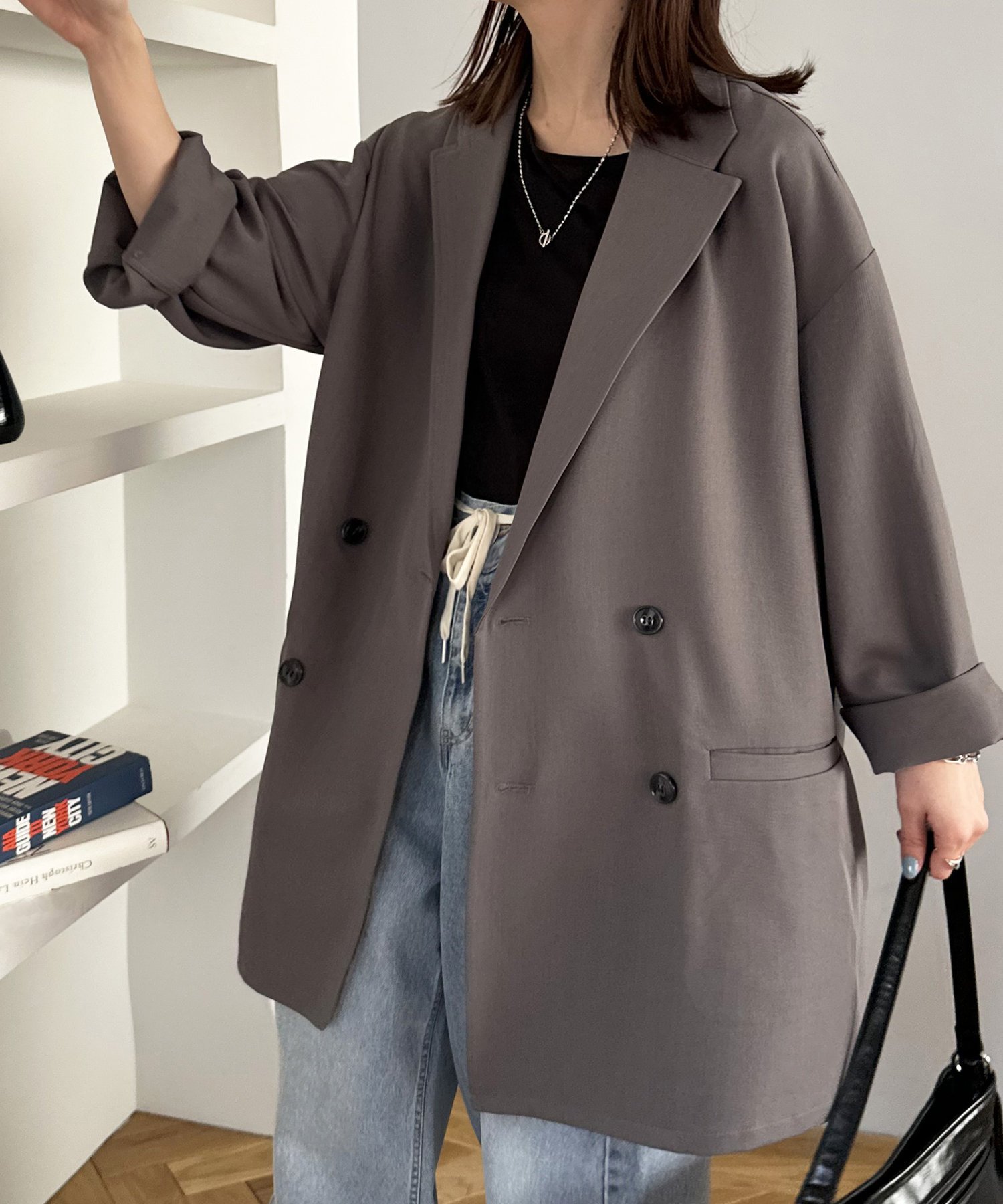 Discoat｜【WEB限定/ユニセックス】Wブレストオーバージャケット