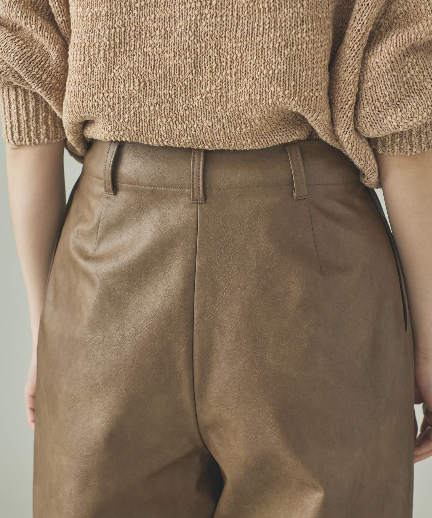 Curensology｜ヴィンテージフェイクレザーパンツ | Rakuten Fashion