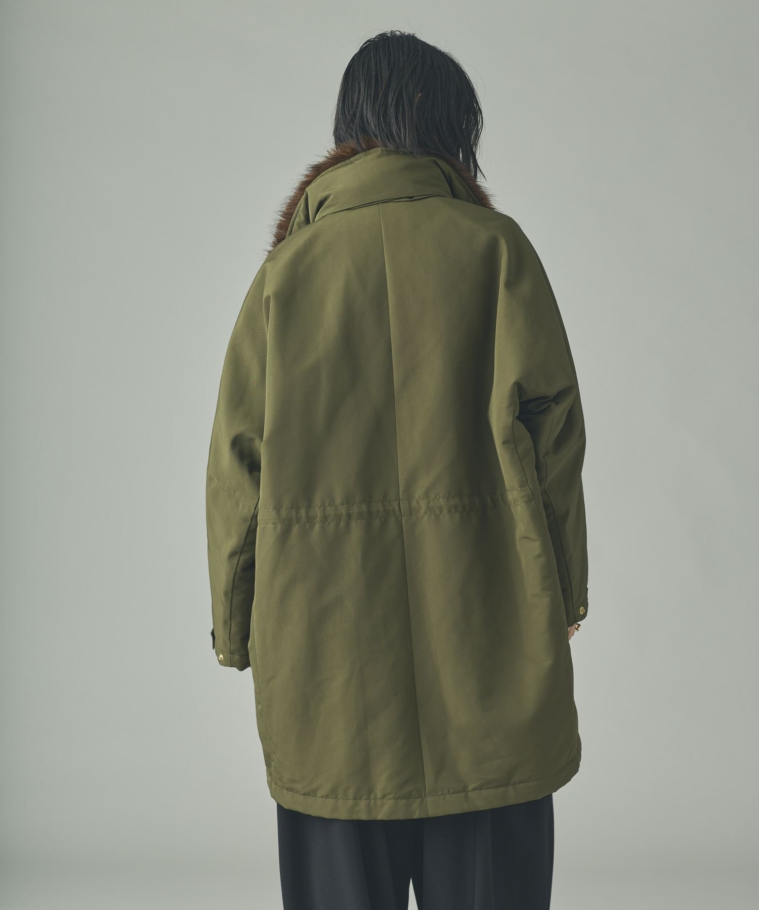 Curensology フェイクファーエリツキスウェーディッシュモッズコート36 Curensology｜<&RC>フェイクファーエリツキスウェーディッシュモッズ