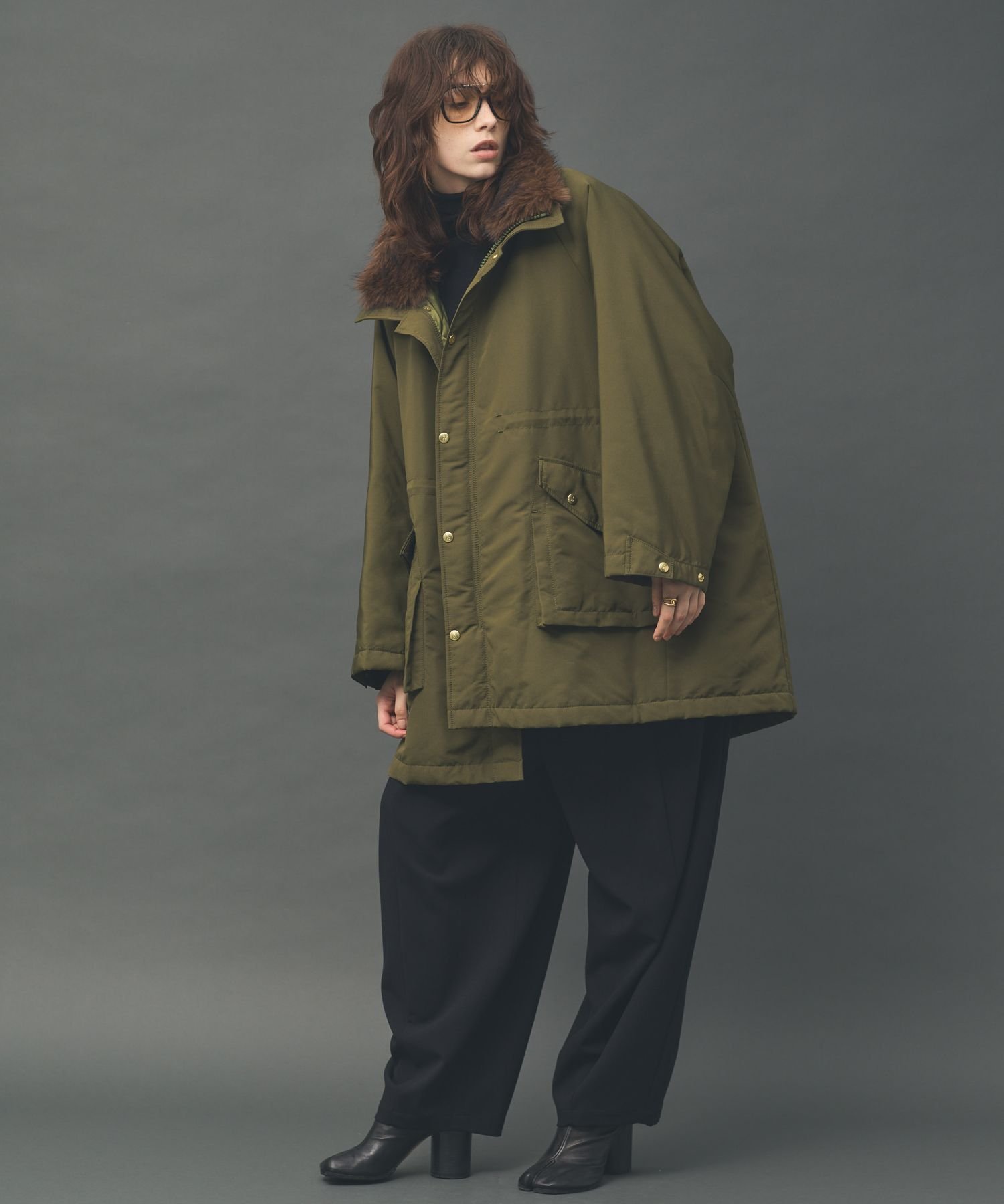 カレンソロジー　&RC スウェーディッシュモッズコート　ブラック Curensology（カレンソロジー）の「Curensology(カレンソロジー)/＜&RC