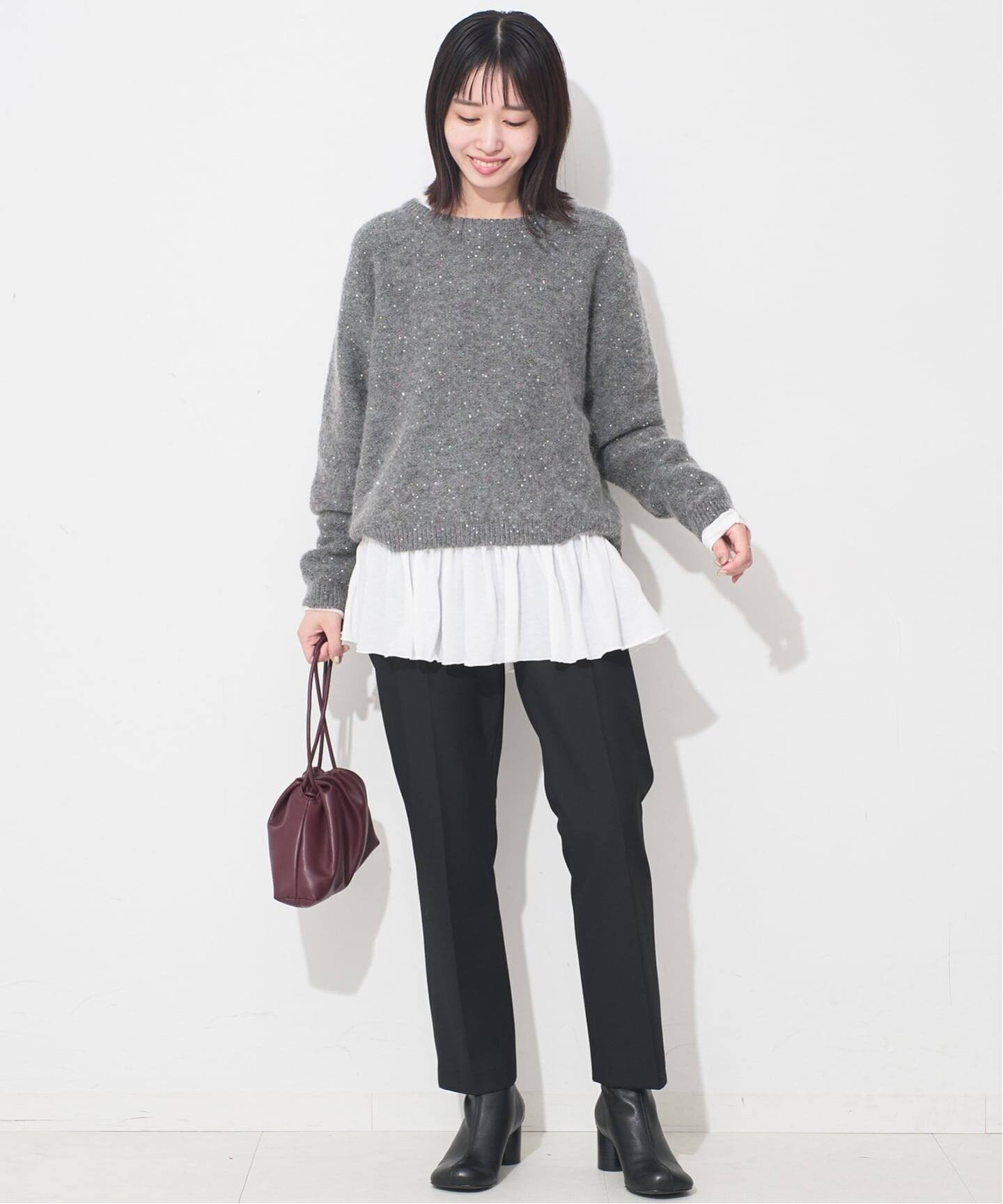 SLOBE IENA｜《WEB限定/追加2》スパンコールニット | Rakuten Fashion