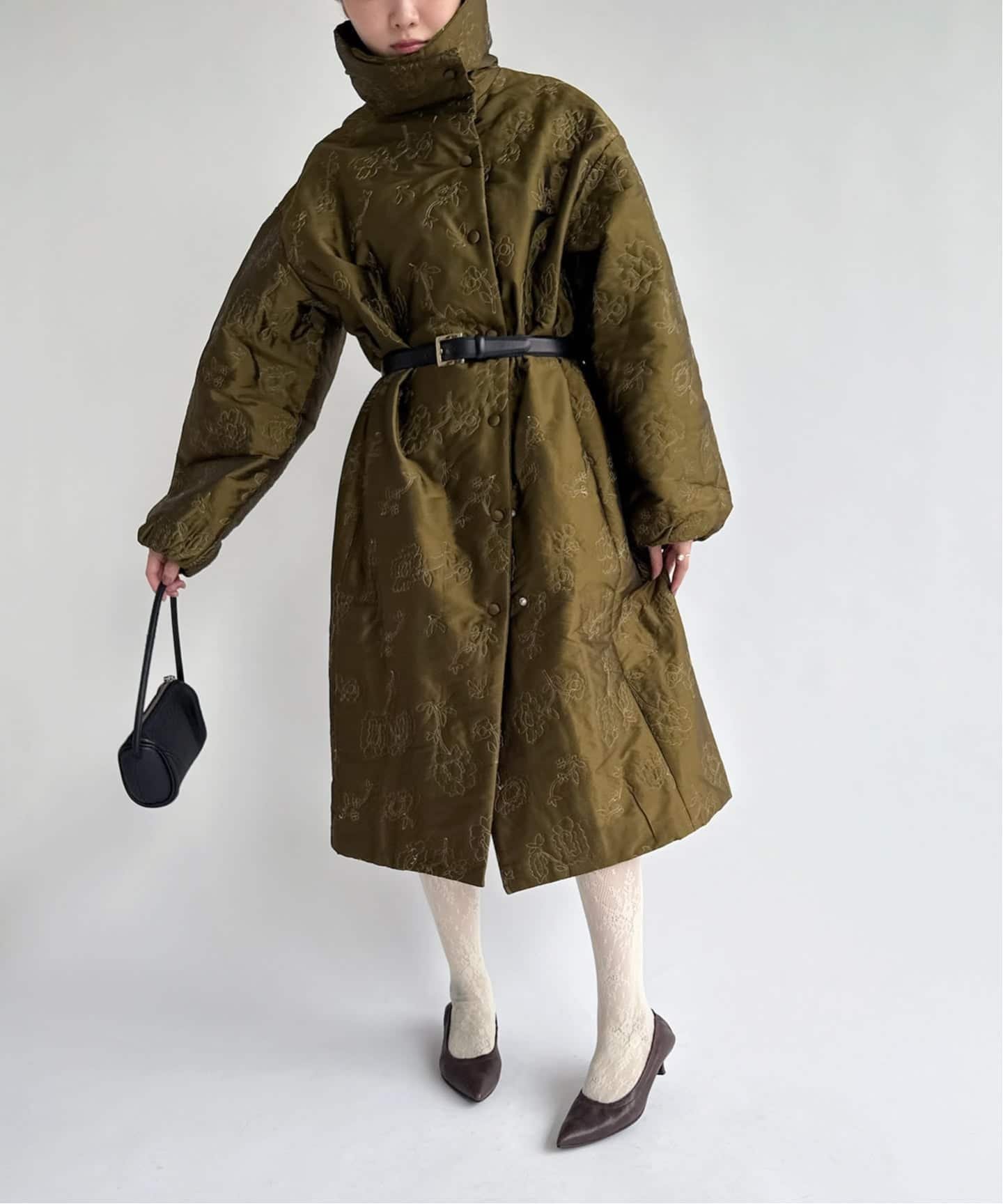 EDIT.FOR LULU｜【ne Quittez pas/ヌキテパ】POLY DUPION FLOWER