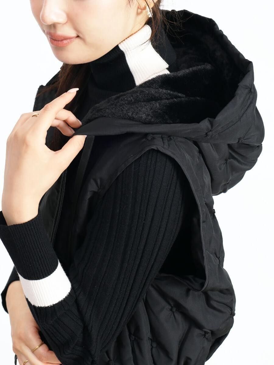 Vin｜ドットキルティングジップベスト | Rakuten Fashion(楽天