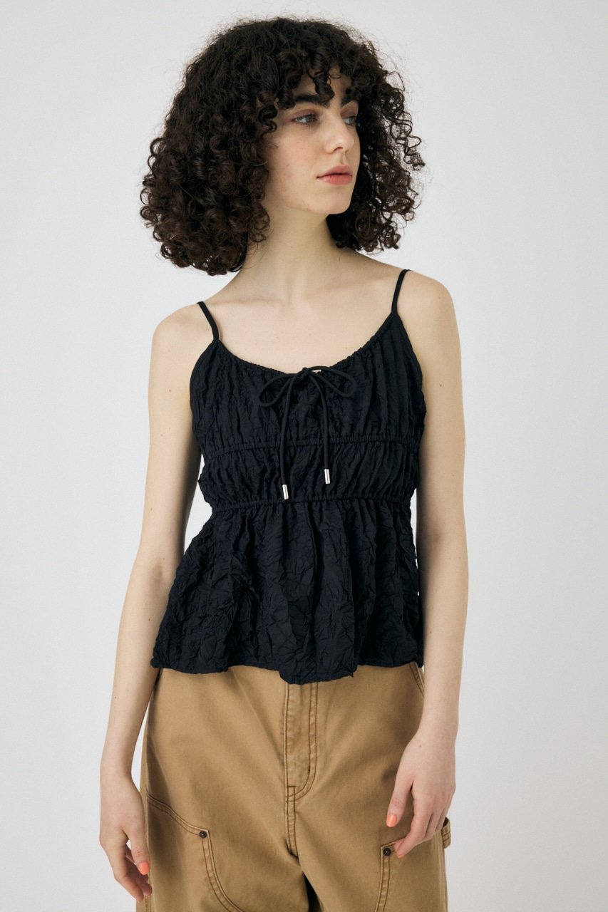 moussy｜CRINKLED サテンキャミ | Rakuten Fashion(楽天ファッション