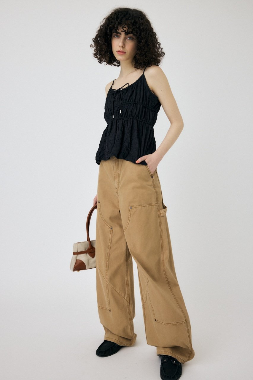 moussy｜CRINKLED サテンキャミ | Rakuten Fashion(楽天ファッション