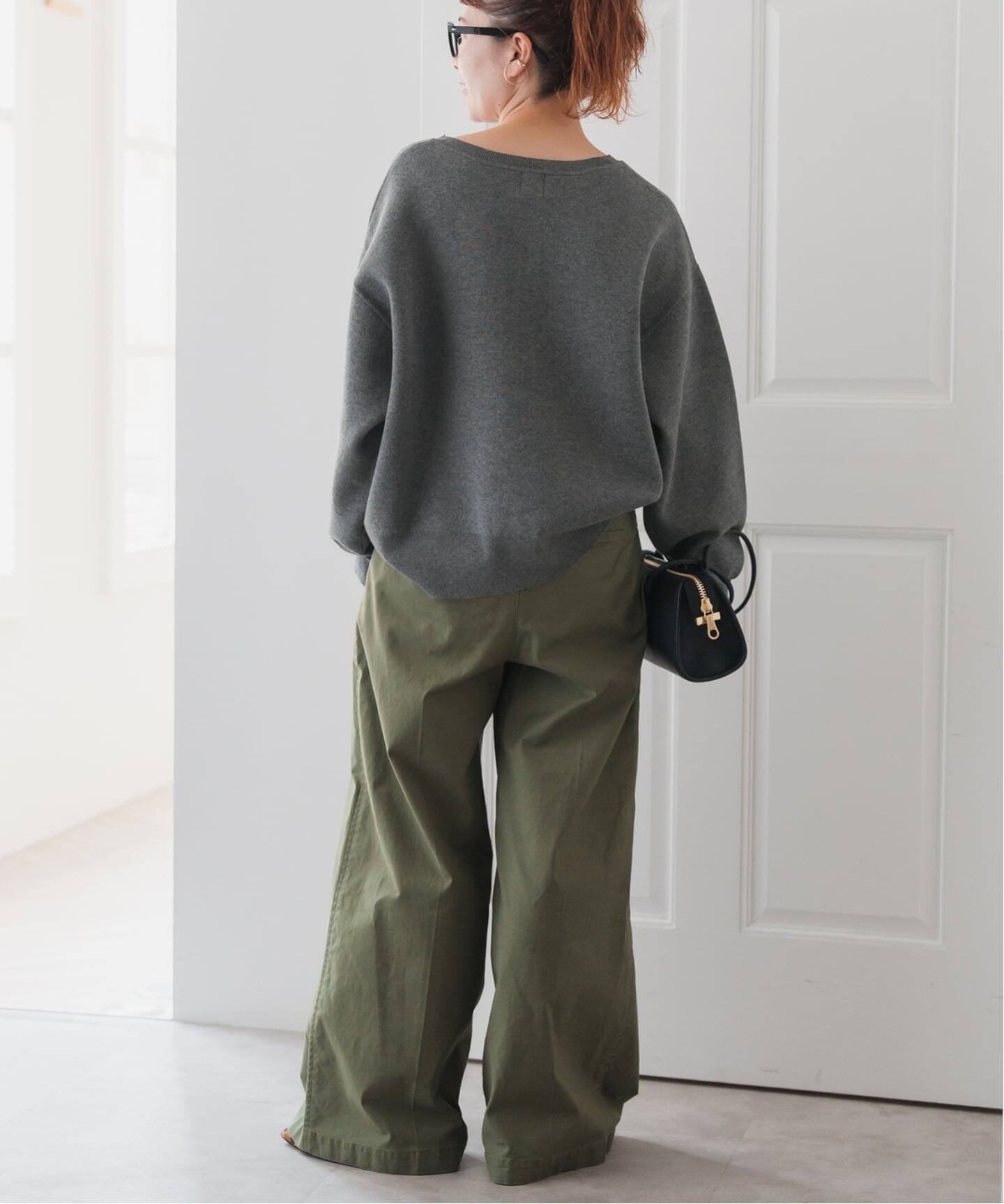 Spick & Span｜《WEB限定 / 追加予約》メタルボタンヘンリーネック