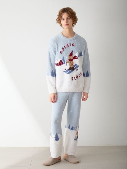 gelato pique｜【HOLIDAY】【HOMME】スキーベアジャガードプルオーバー