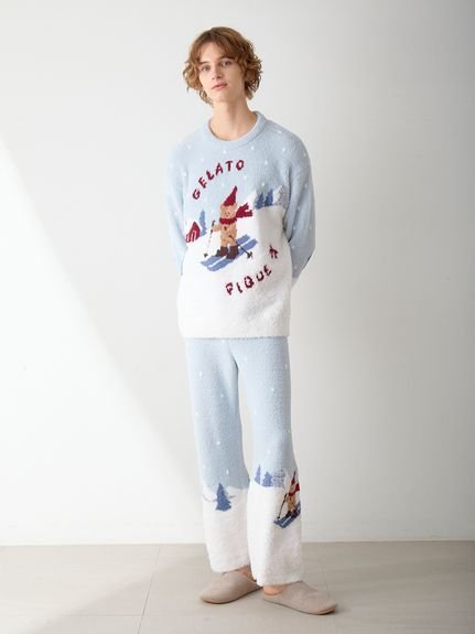 gelato pique｜【HOLIDAY】【HOMME】スキーベアジャガードプルオーバー