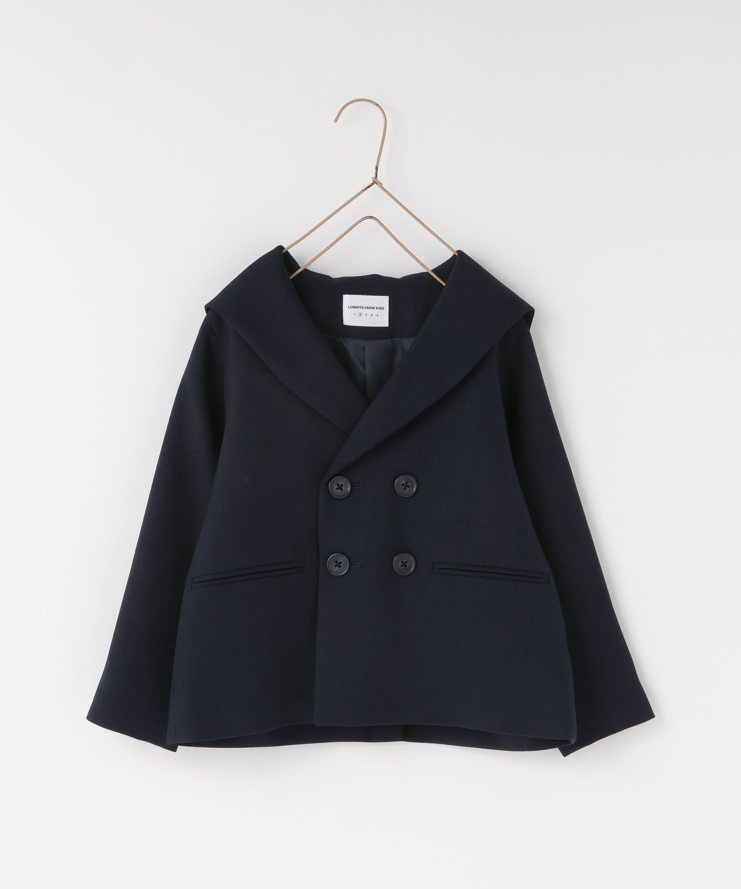 LOWRYS FARM｜メランジツイルセーラージャケット | Rakuten Fashion