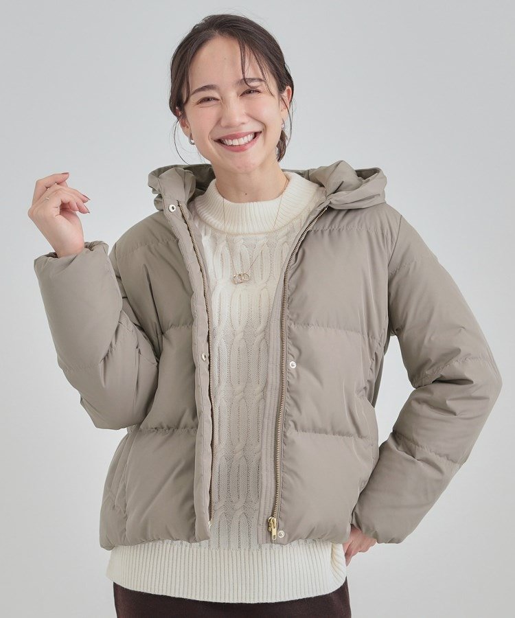 SHOO・LA・RUE｜【撥水/洗える】ショートフーディーダウン | Rakuten